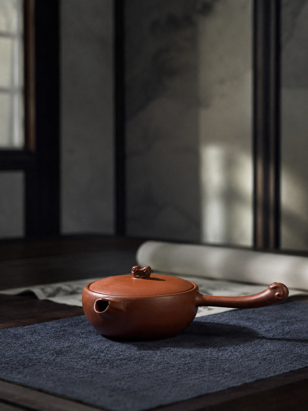 Handmade Ru Yi Tang Yu Yixing Zisha Teapot – Jiangponi Clay, 80ml