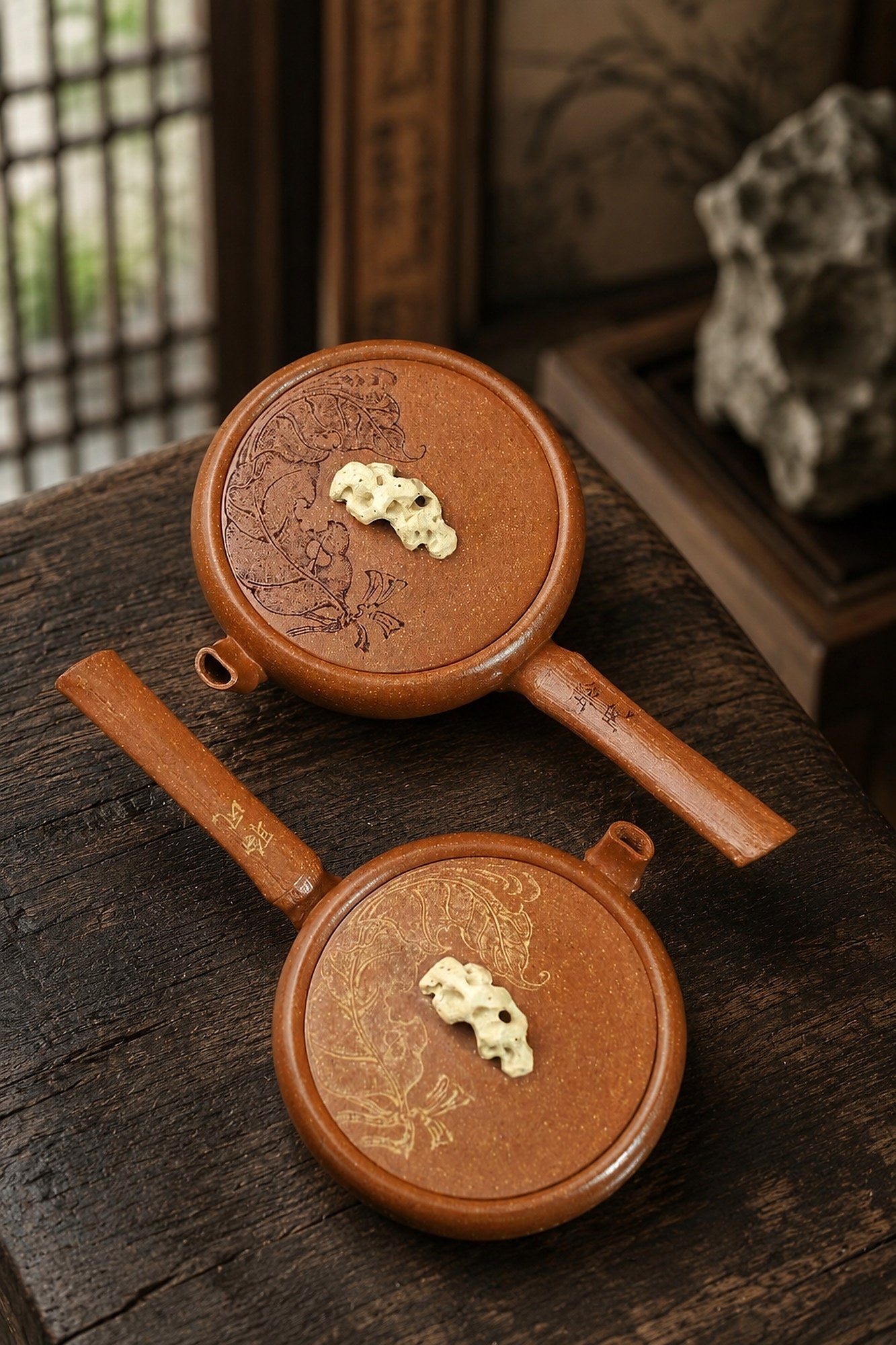 Handmade Tang Yu Yixing Zisha Teapot – Zhuni Clay, 100ml