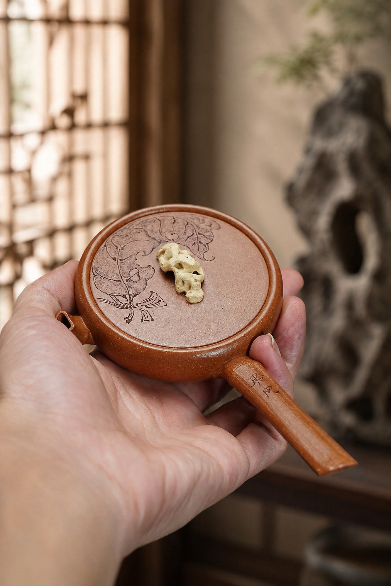 Handmade Tang Yu Yixing Zisha Teapot – Zhuni Clay, 100ml