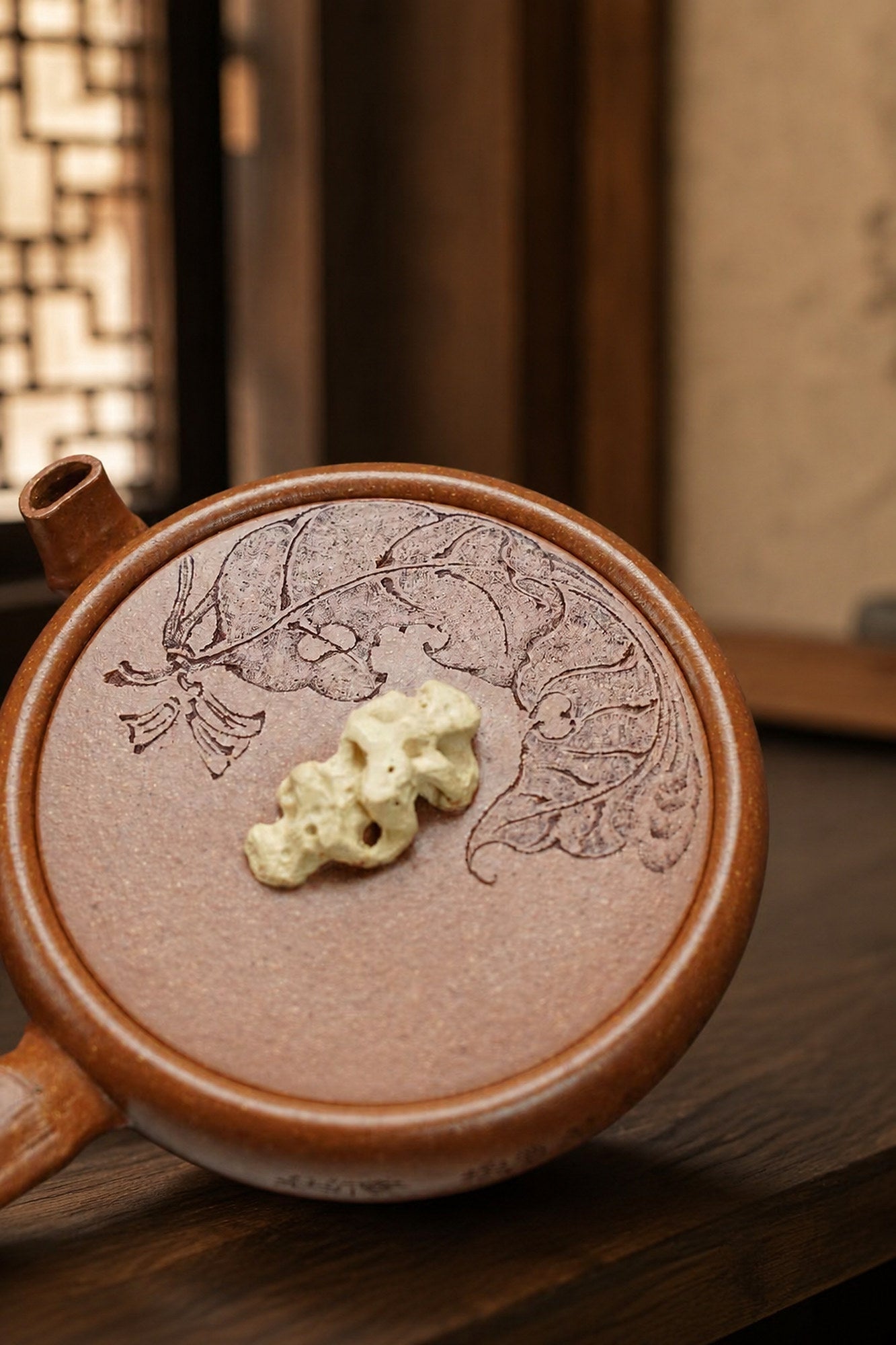 Handmade Tang Yu Yixing Zisha Teapot – Zhuni Clay, 100ml
