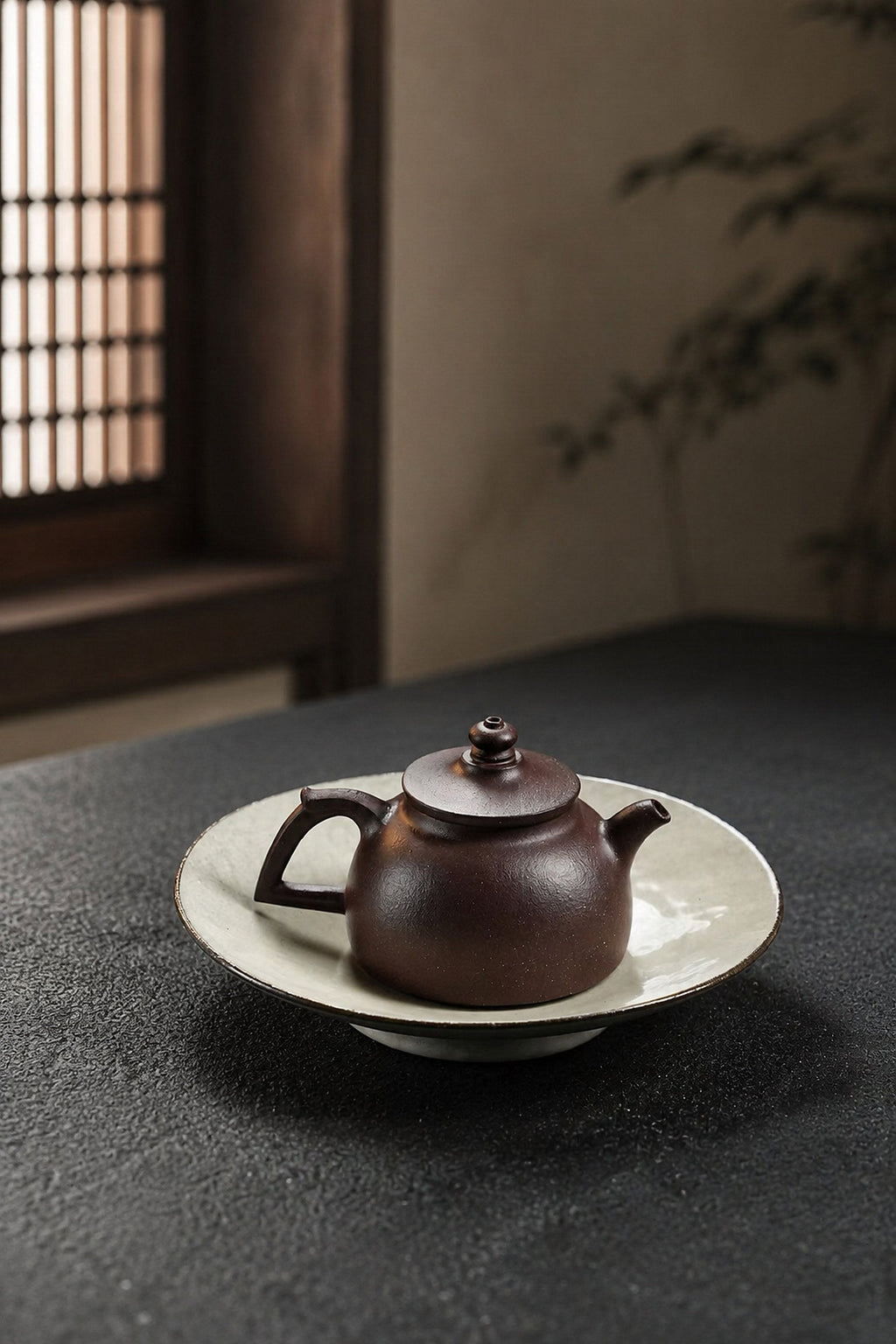 Handmade Da Bin Tian Xiang Yixing Zisha Teapot – Aged Zini Clay, 100ml