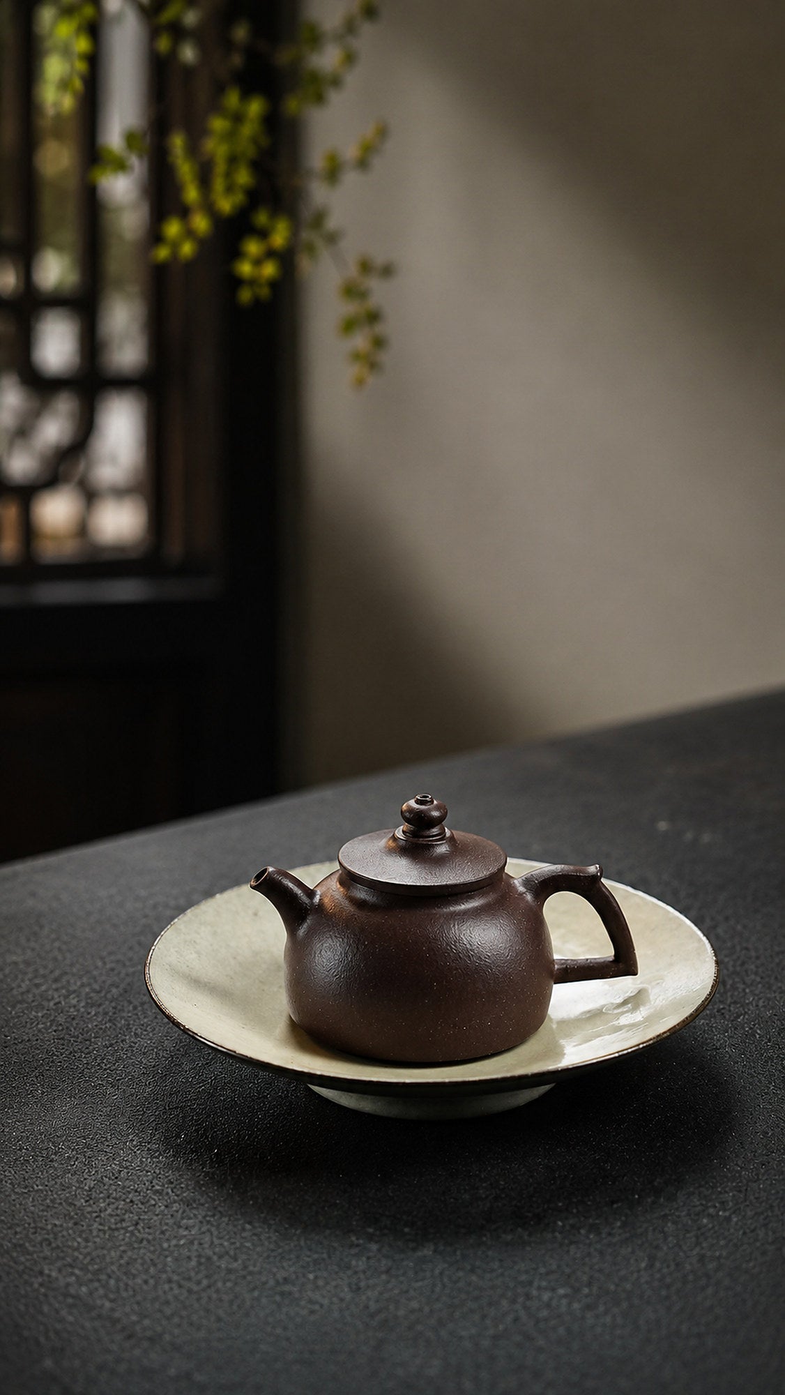 Handmade Da Bin Tian Xiang Yixing Zisha Teapot – Aged Zini Clay, 100ml