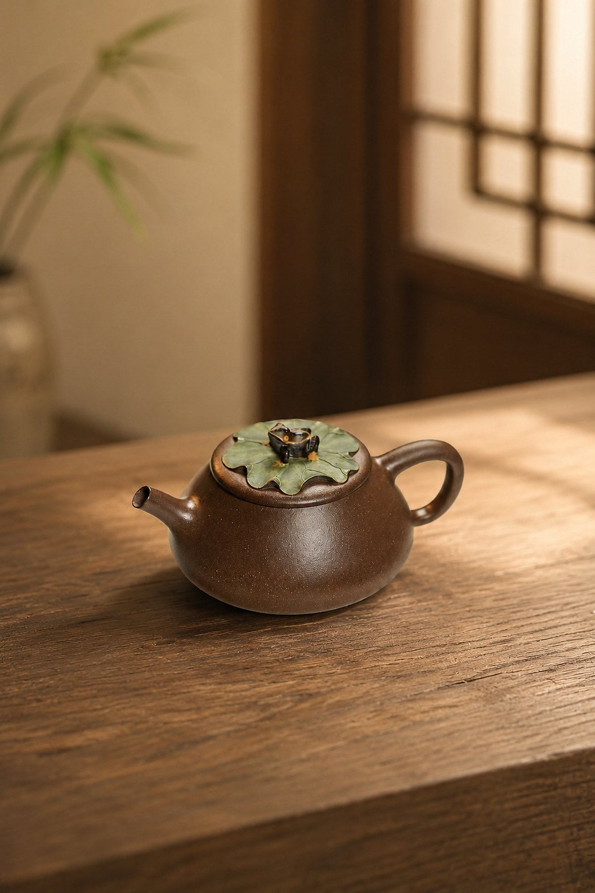 Handmade Ting Quan Yixing Zisha Teapot – Aged Duanni Clay, 135ml