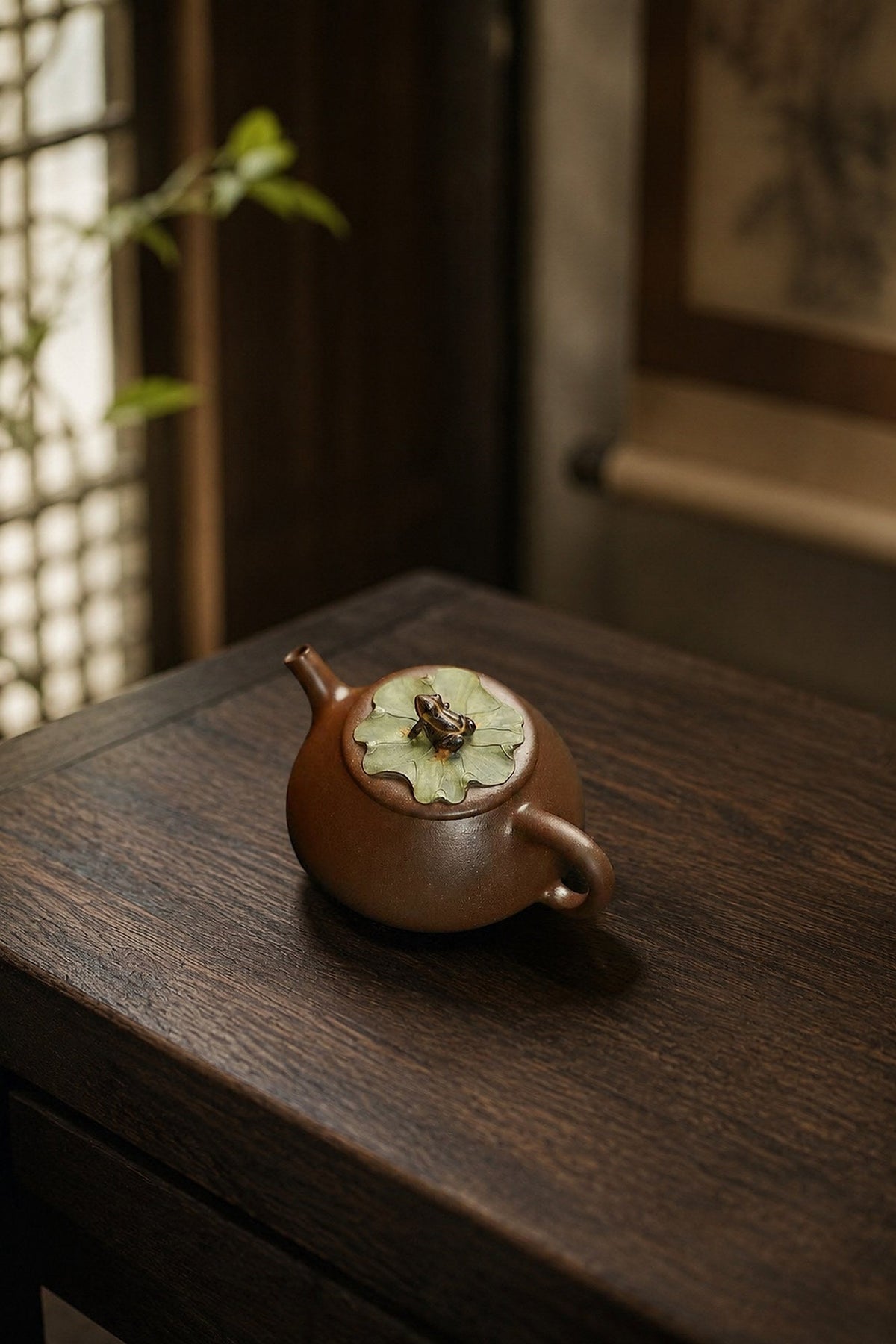 Handmade Ting Quan Yixing Zisha Teapot – Aged Duanni Clay, 135ml