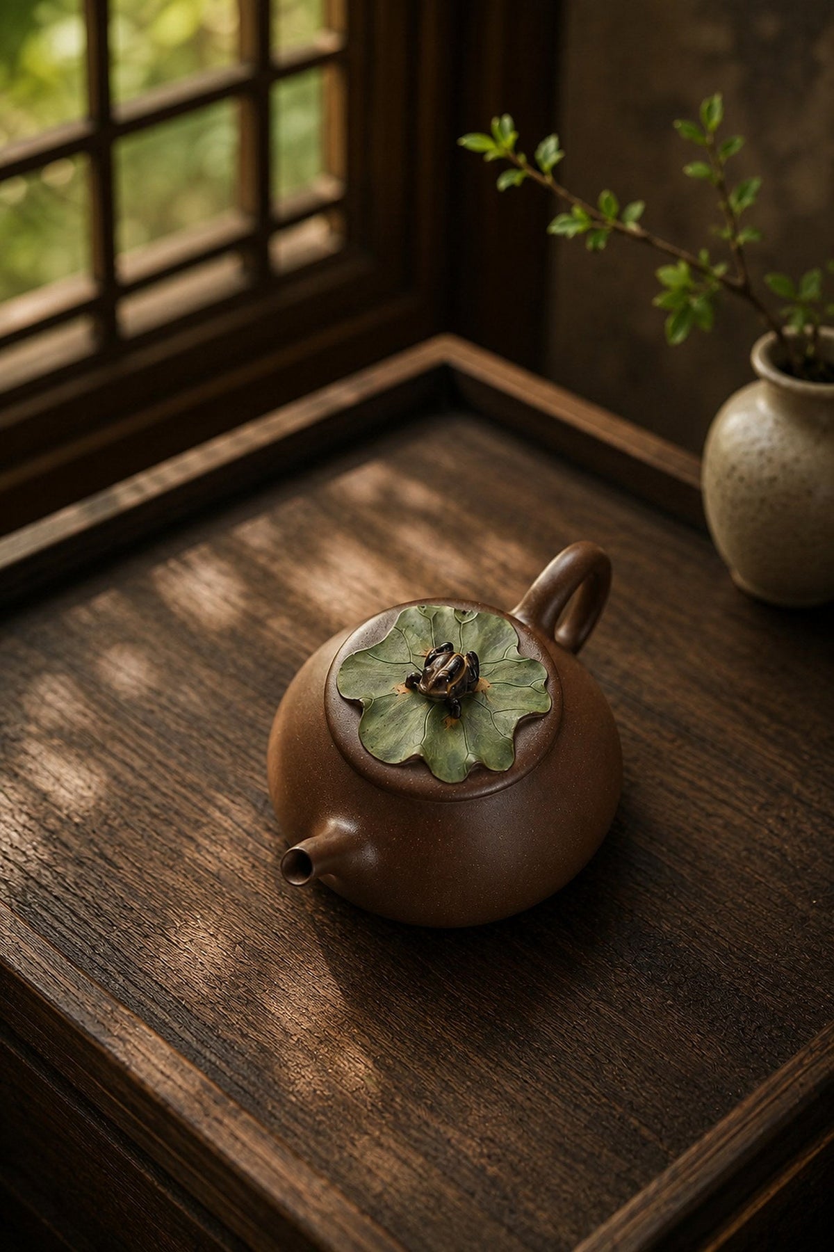 Handmade Ting Quan Yixing Zisha Teapot – Aged Duanni Clay, 135ml