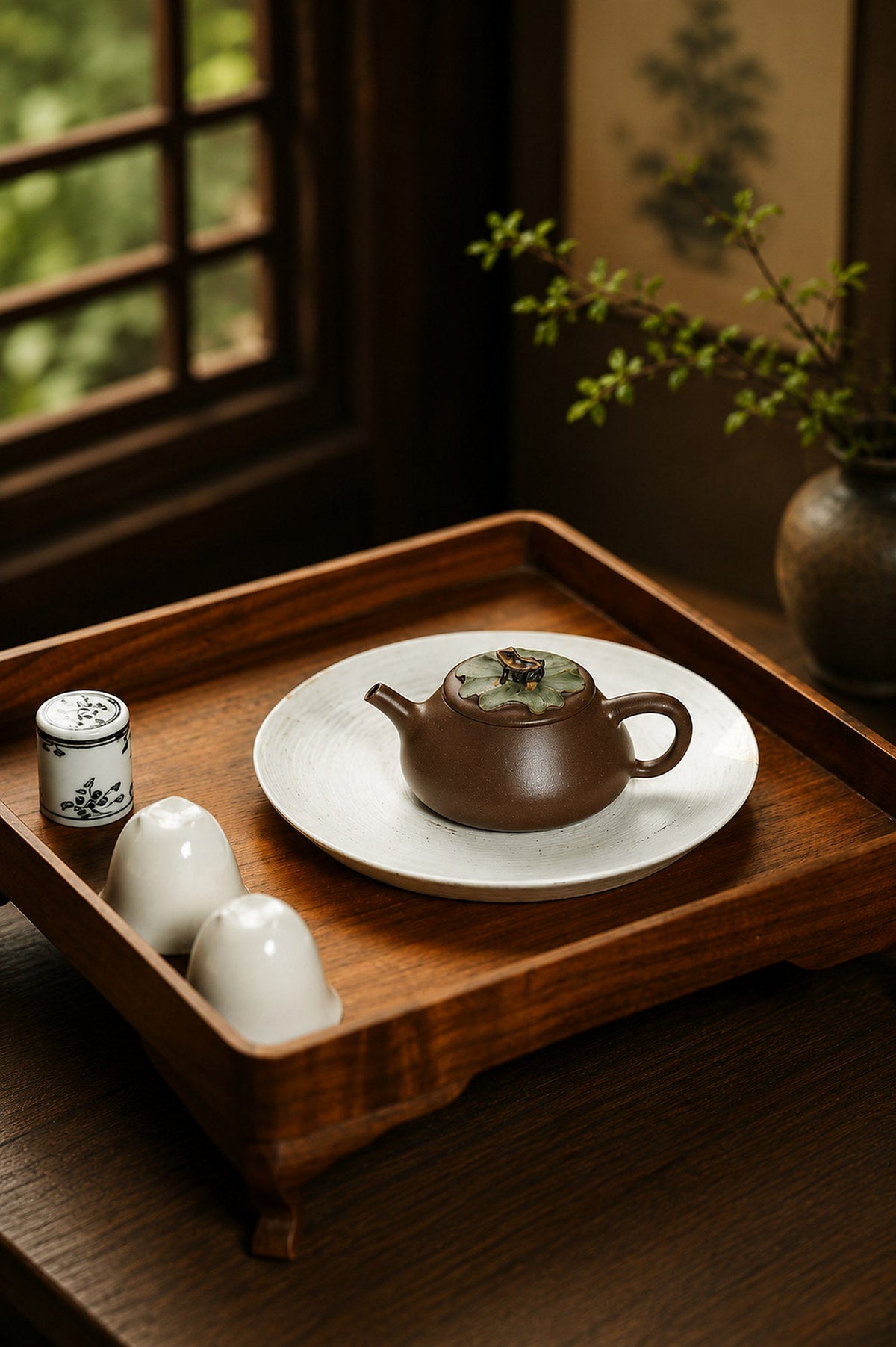 Handmade Ting Quan Yixing Zisha Teapot – Aged Duanni Clay, 135ml