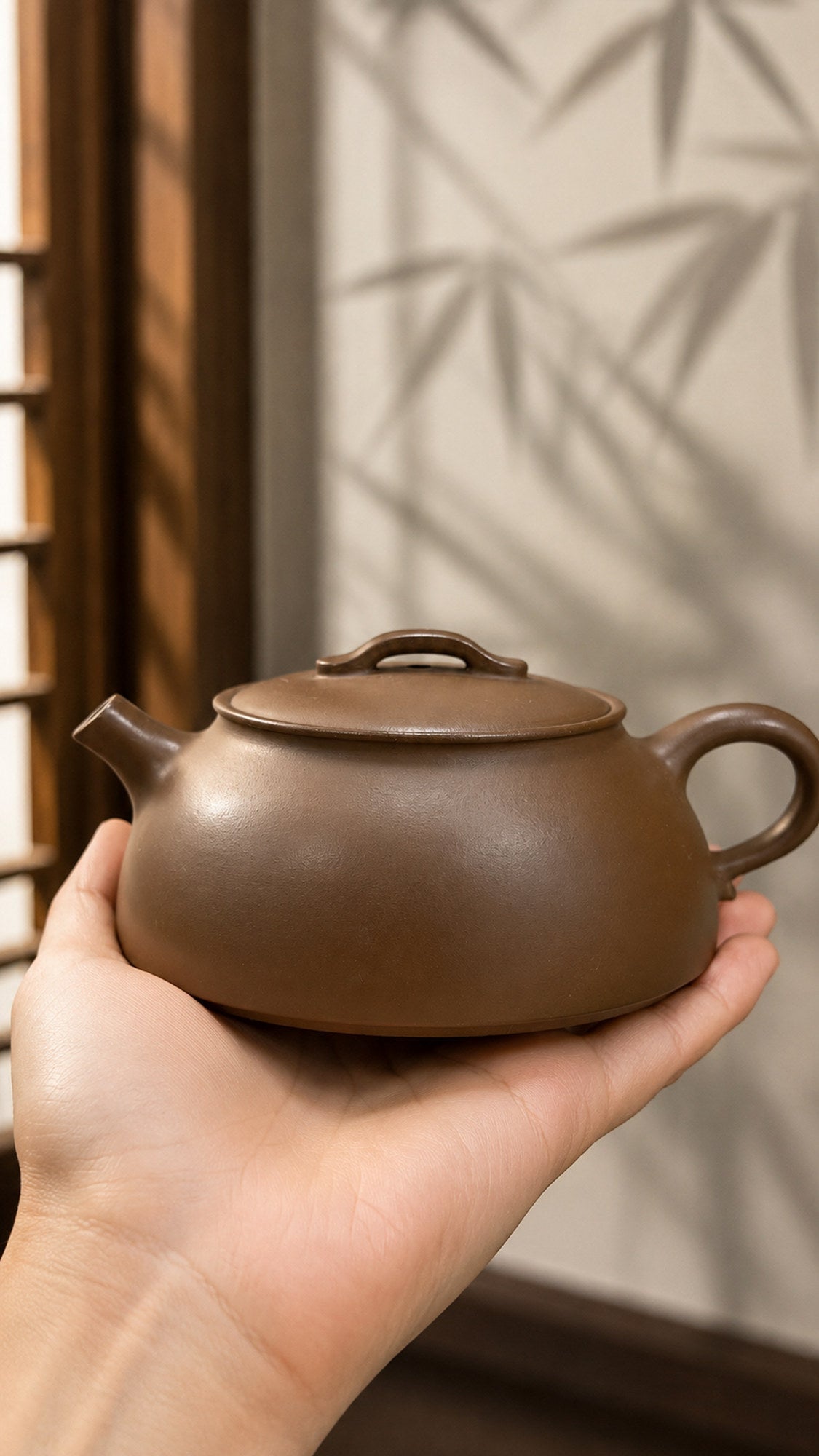 Handmade Wu Chen Yixing Zisha Teapot – Chijin Zini Clay, 120ml