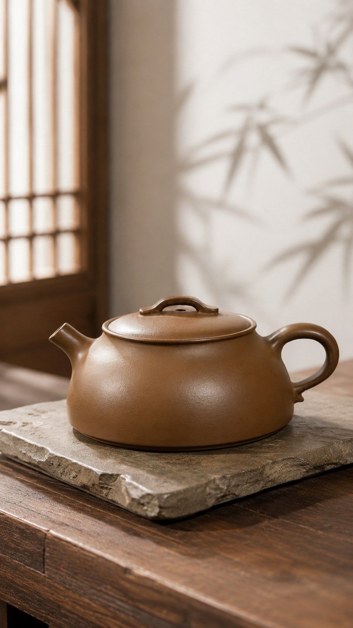 Handmade Wu Chen Yixing Zisha Teapot – Chijin Zini Clay, 130ml