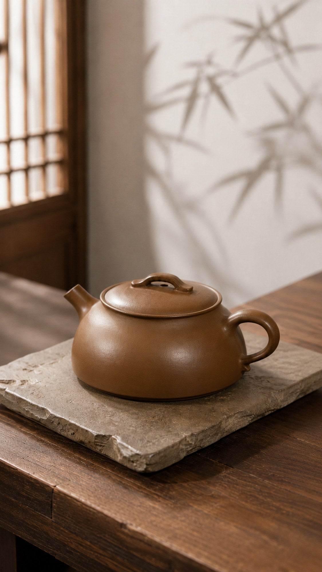 Handmade Wu Chen Yixing Zisha Teapot – Chijin Zini Clay, 130ml