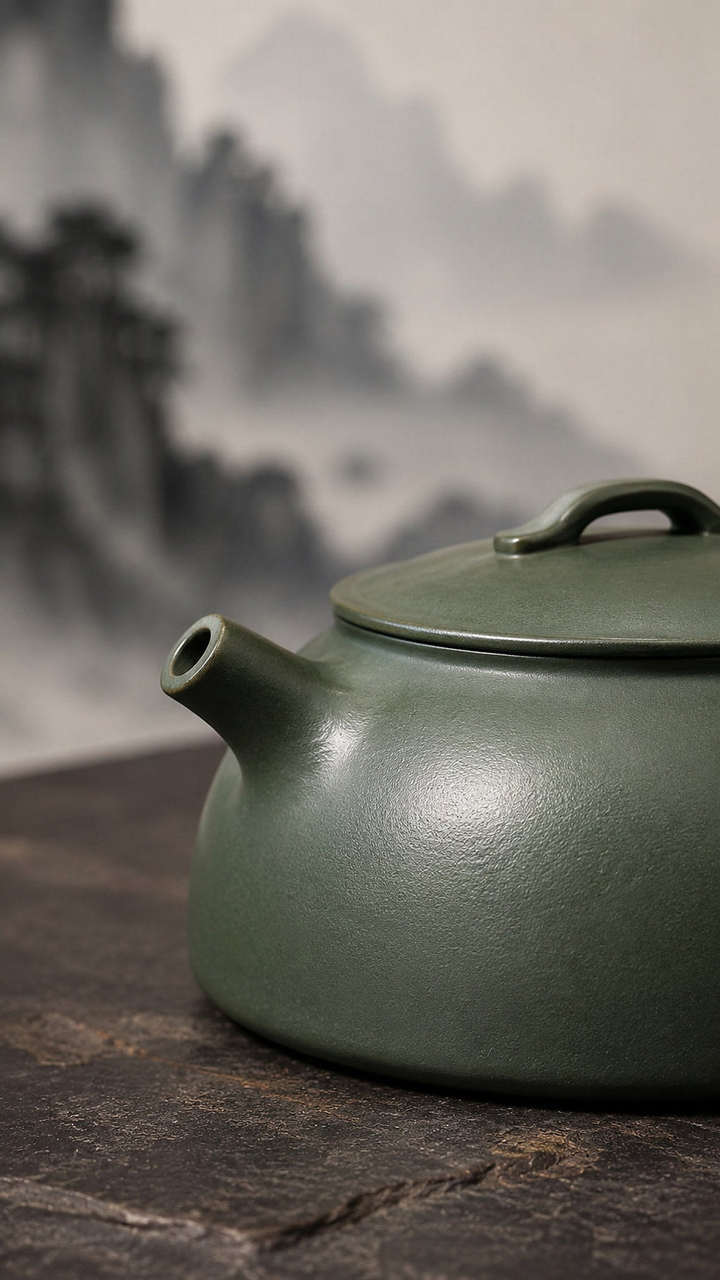 Handmade Wu Chen Yixing Zisha Teapot – Luni Clay, 120ml