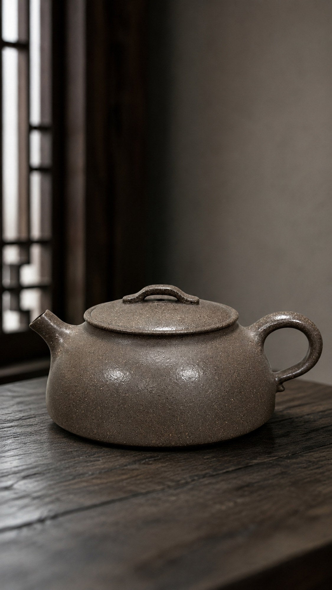 Handmade Wu Chen Yixing Zisha Teapot – Tianqingni Clay, 120ml