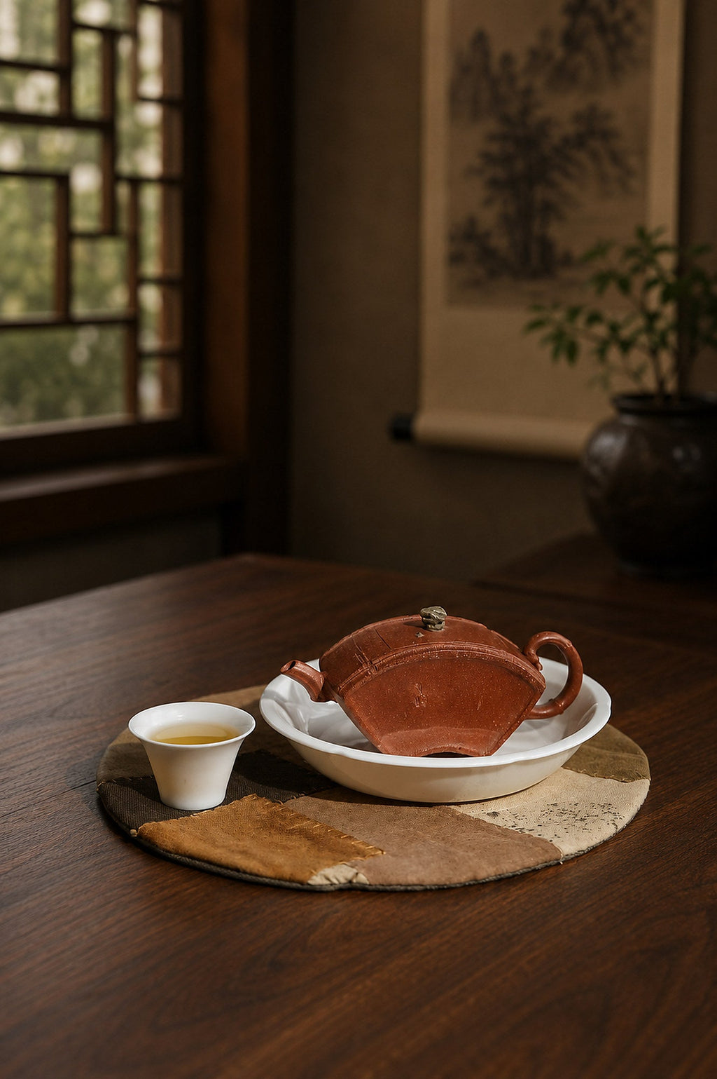 Handmade Xing Shi Yixing Zisha Teapot – Jiangponi Clay, 130ml