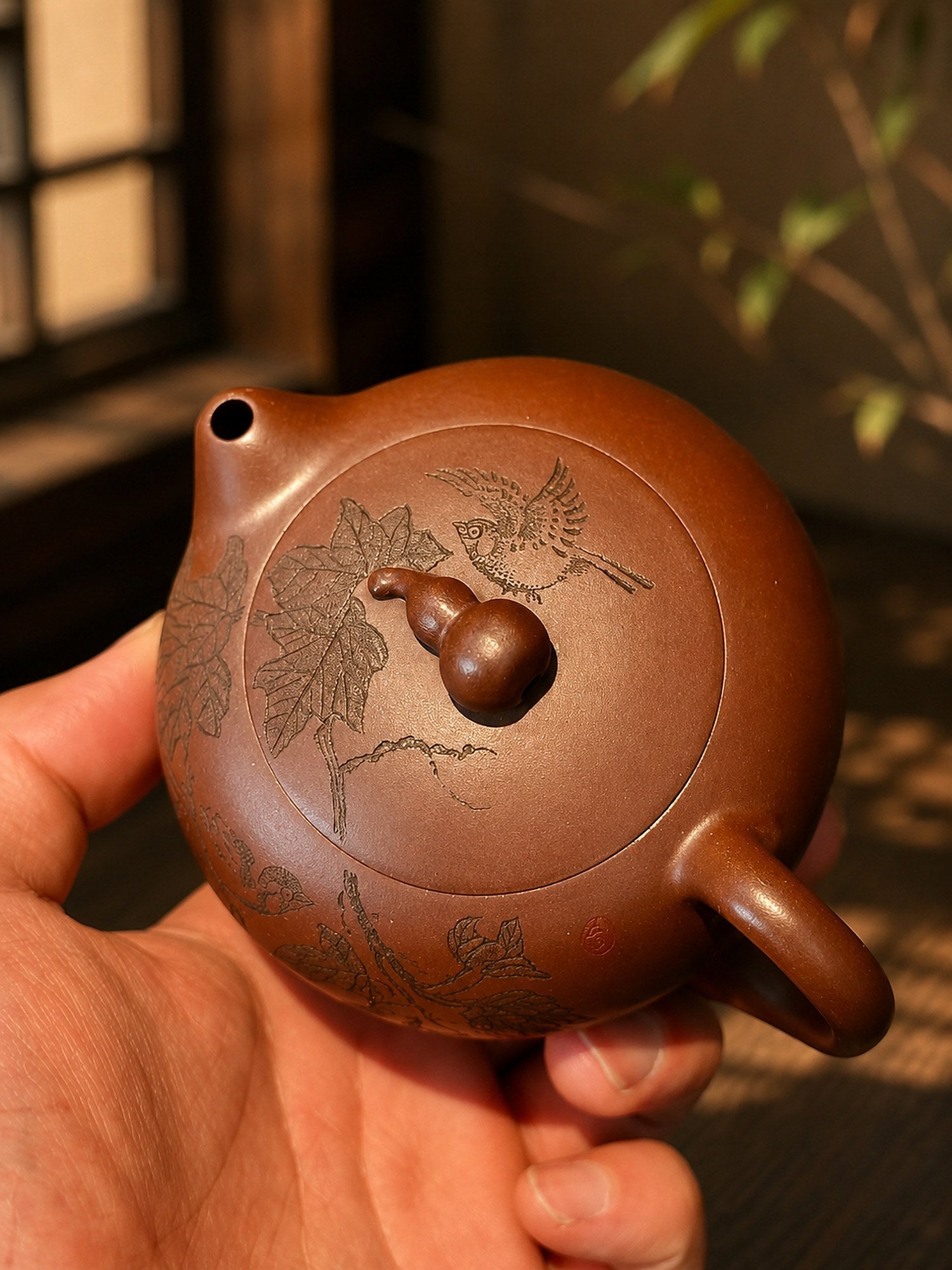 Xishi Yixing Zisha Teapot – Aged Zini Clay, 150ml