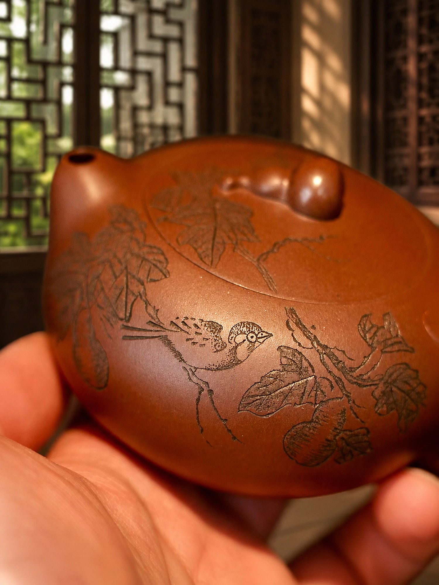 Xishi Yixing Zisha Teapot – Aged Zini Clay, 150ml