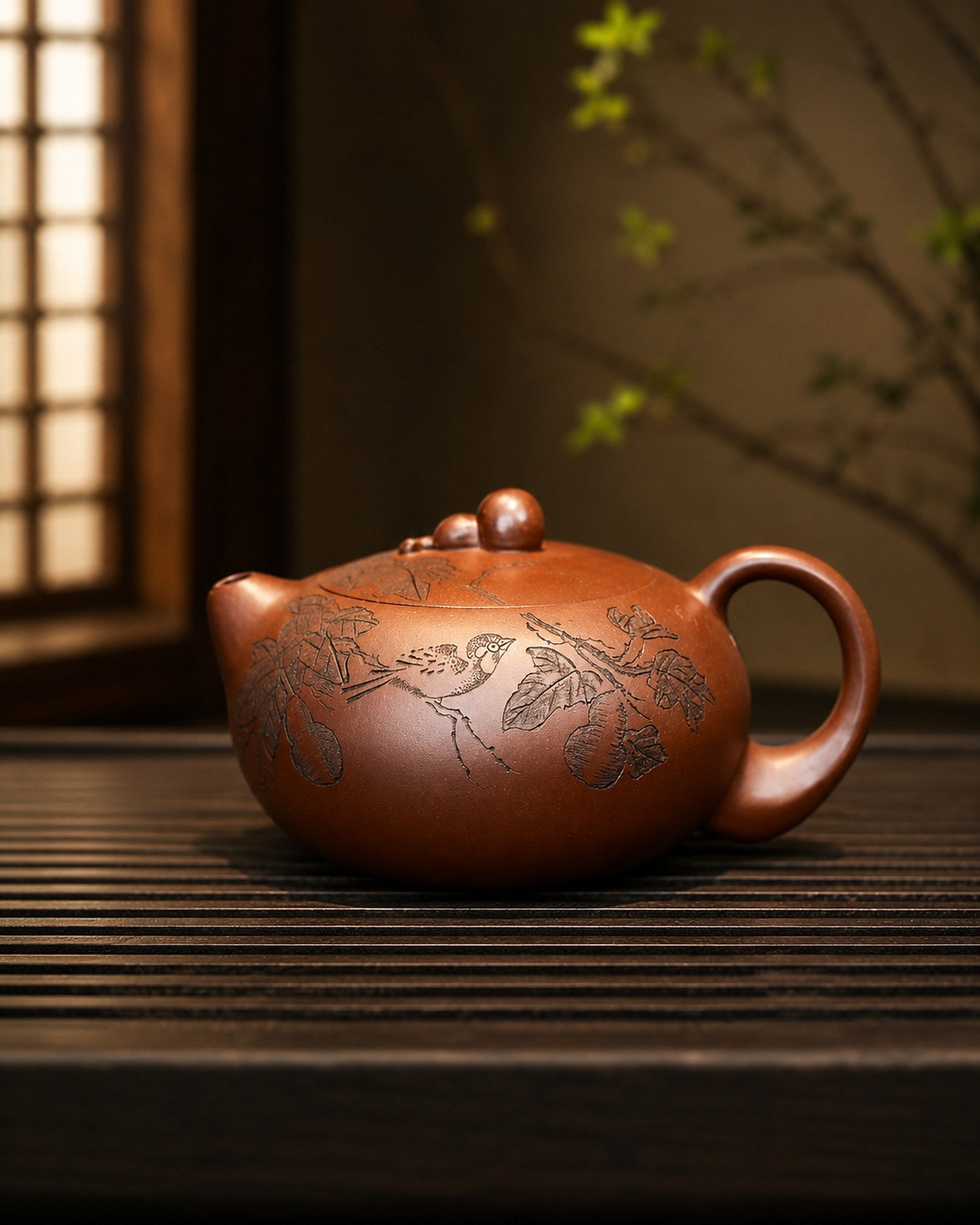 Xishi Yixing Zisha Teapot – Aged Zini Clay, 150ml