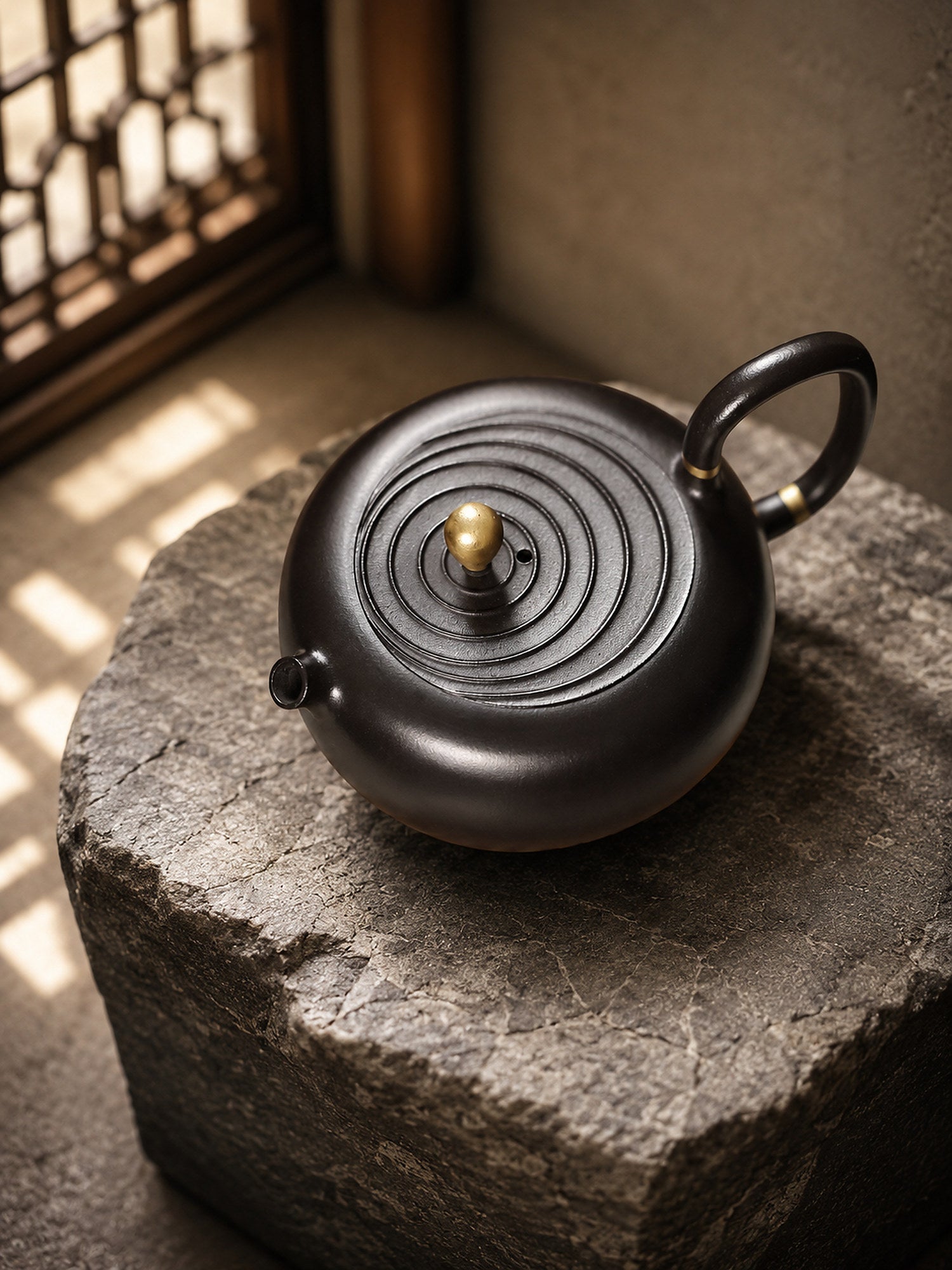 Handmade Xishi Yixing Zisha Teapot – Ash-Fired Zini Clay, 130ml
