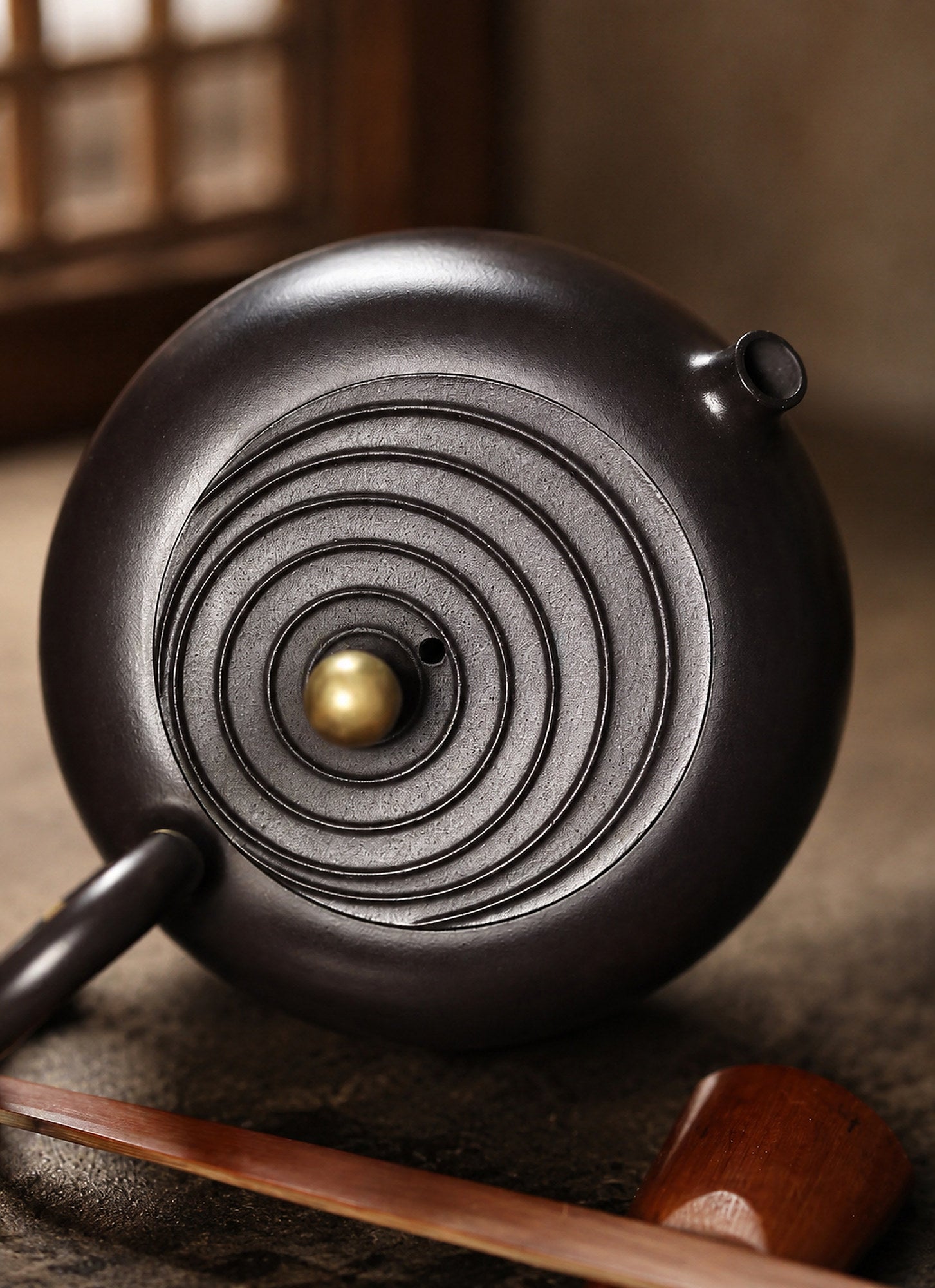Handmade Xishi Yixing Zisha Teapot – Ash-Fired Zini Clay, 130ml