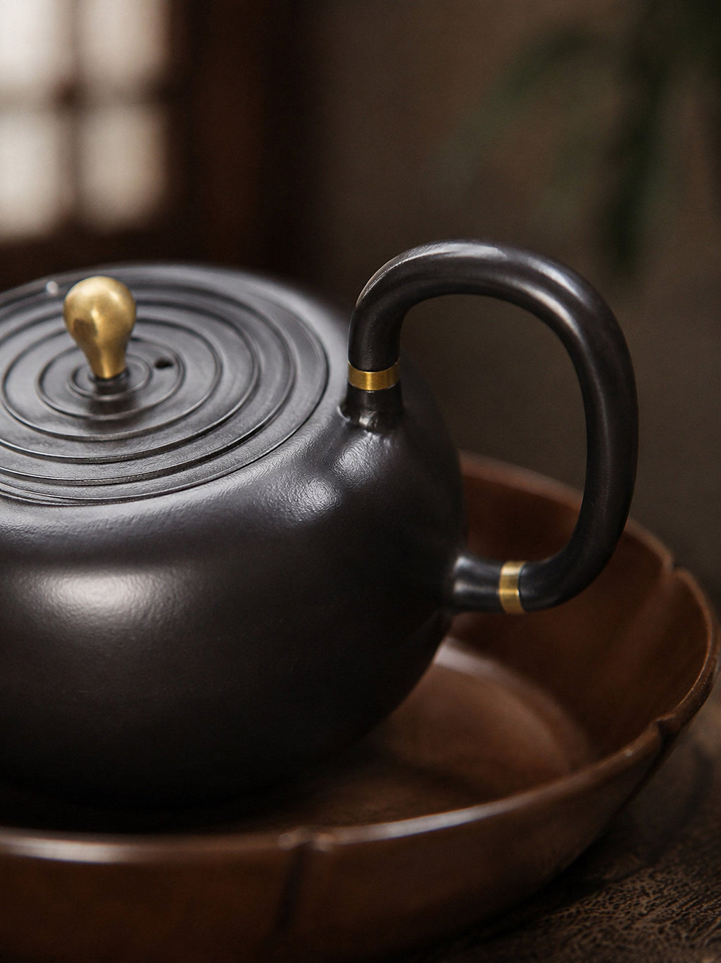 Handmade Xishi Yixing Zisha Teapot – Ash-Fired Zini Clay, 130ml