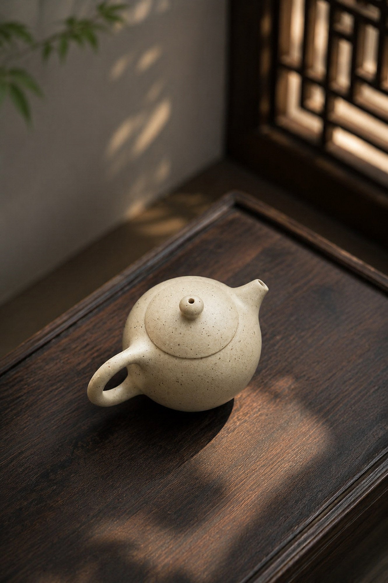 Xishi Yixing Zisha Teapot – Baiyu Duanni Clay, 80ml