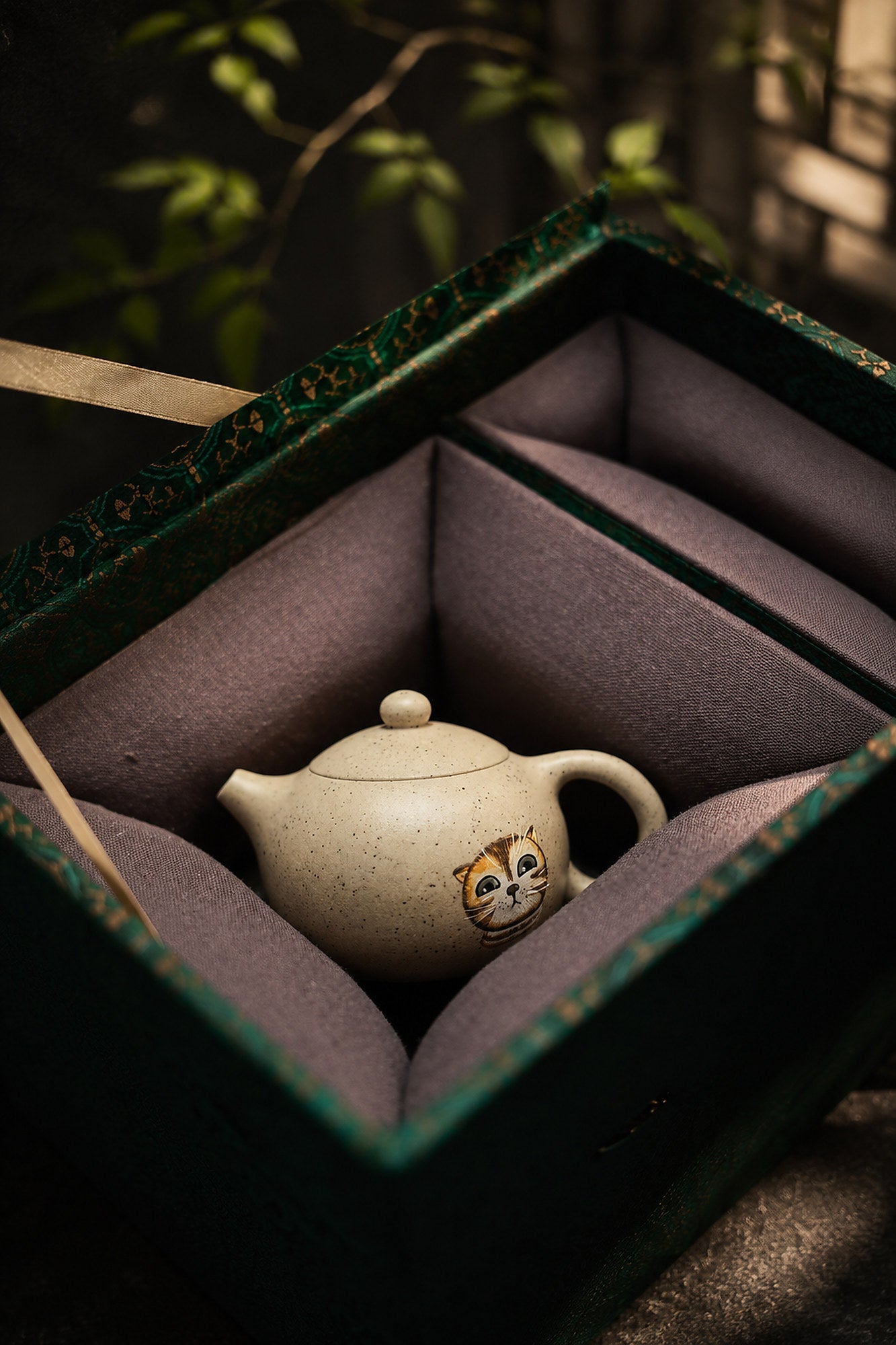 Xishi Yixing Zisha Teapot – Baiyu Duanni Clay, 80ml