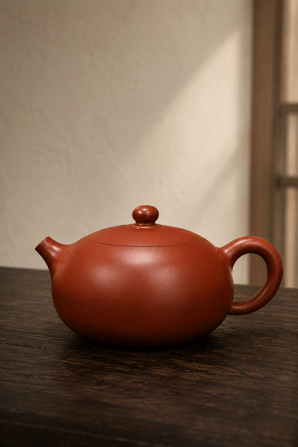 Handmade Xishi Yixing Zisha Teapot – Dahongpao Clay, 140ml