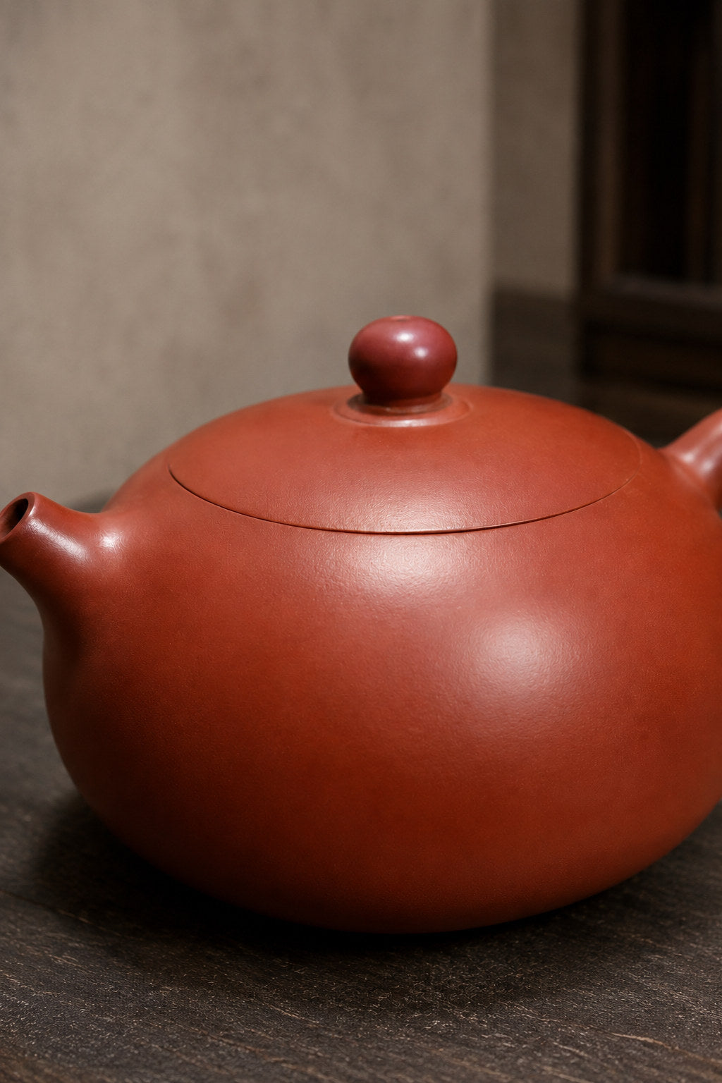 Handmade Xishi Yixing Zisha Teapot – Dahongpao Clay, 140ml