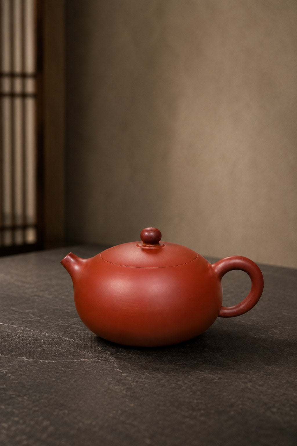 Handmade Xishi Yixing Zisha Teapot – Dahongpao Clay, 140ml