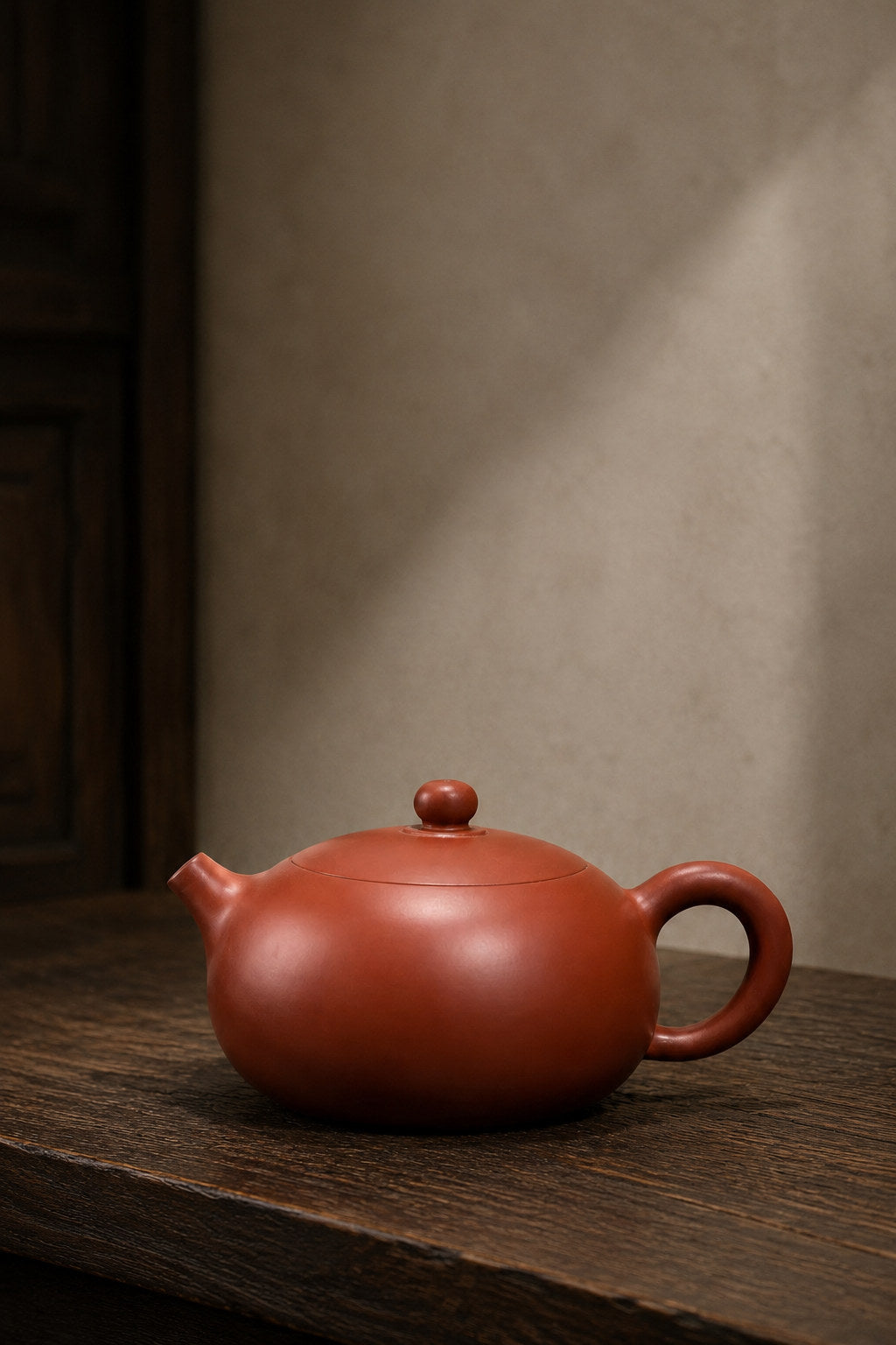 Handmade Xishi Yixing Zisha Teapot – Dahongpao Clay, 140ml