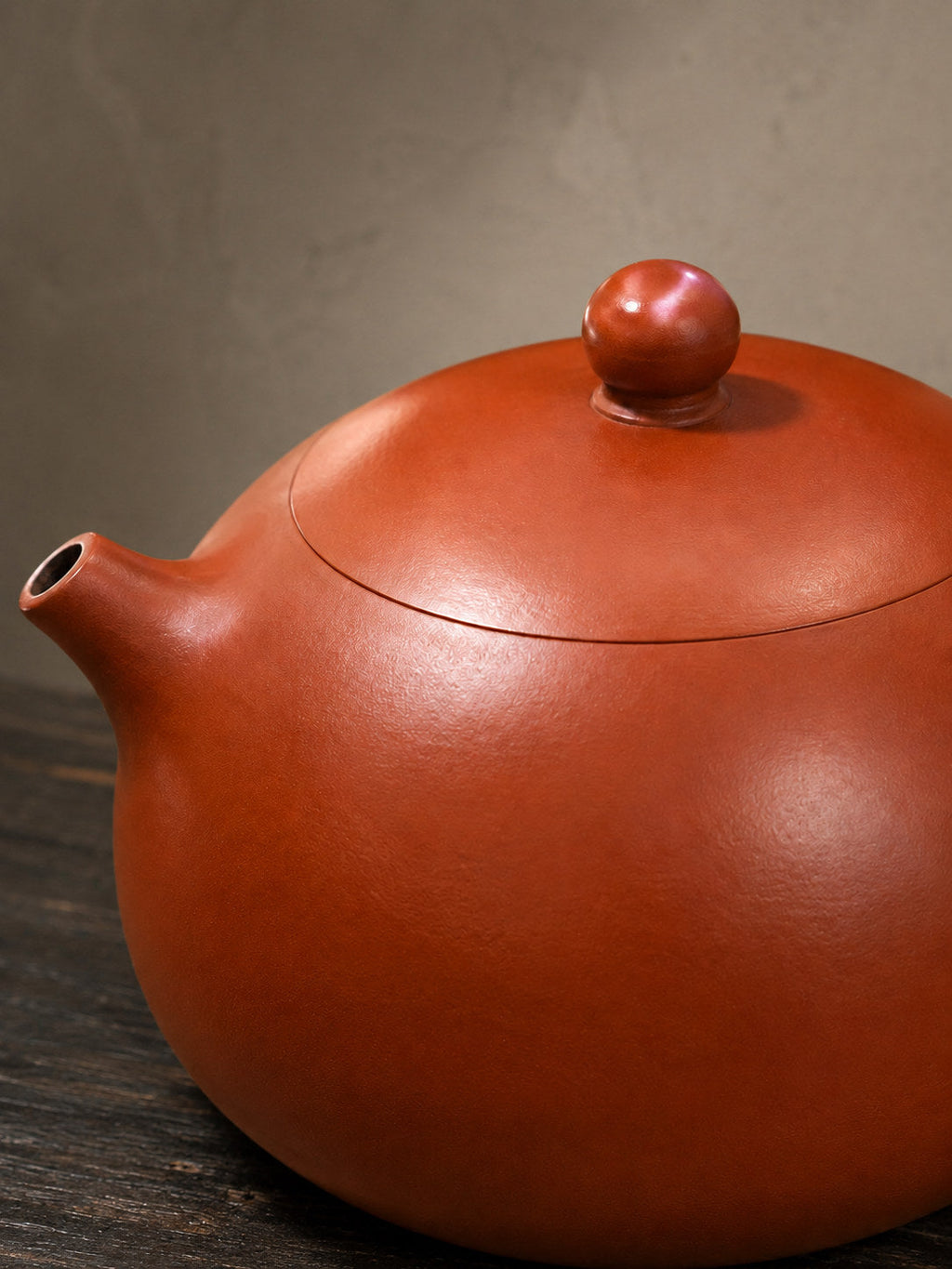 Handmade Xishi Yixing Zisha Teapot – Dahongpao Clay, 180ml