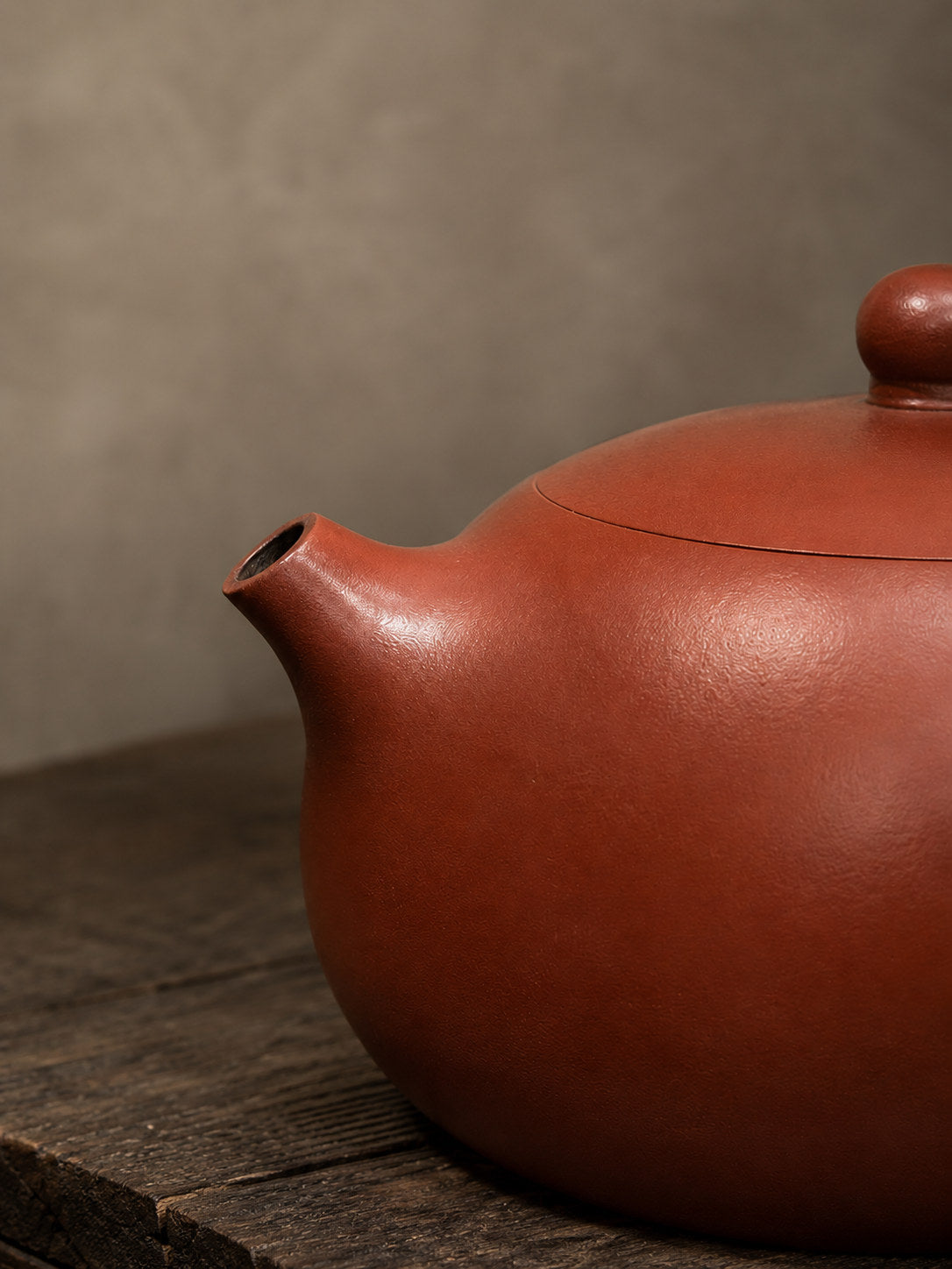 Handmade Xishi Yixing Zisha Teapot – Dahongpao Clay, 180ml
