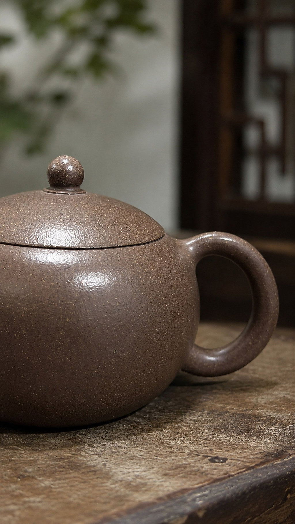 Handmade Xishi Yixing Zisha Teapot – Tianqingni Clay, 100ml