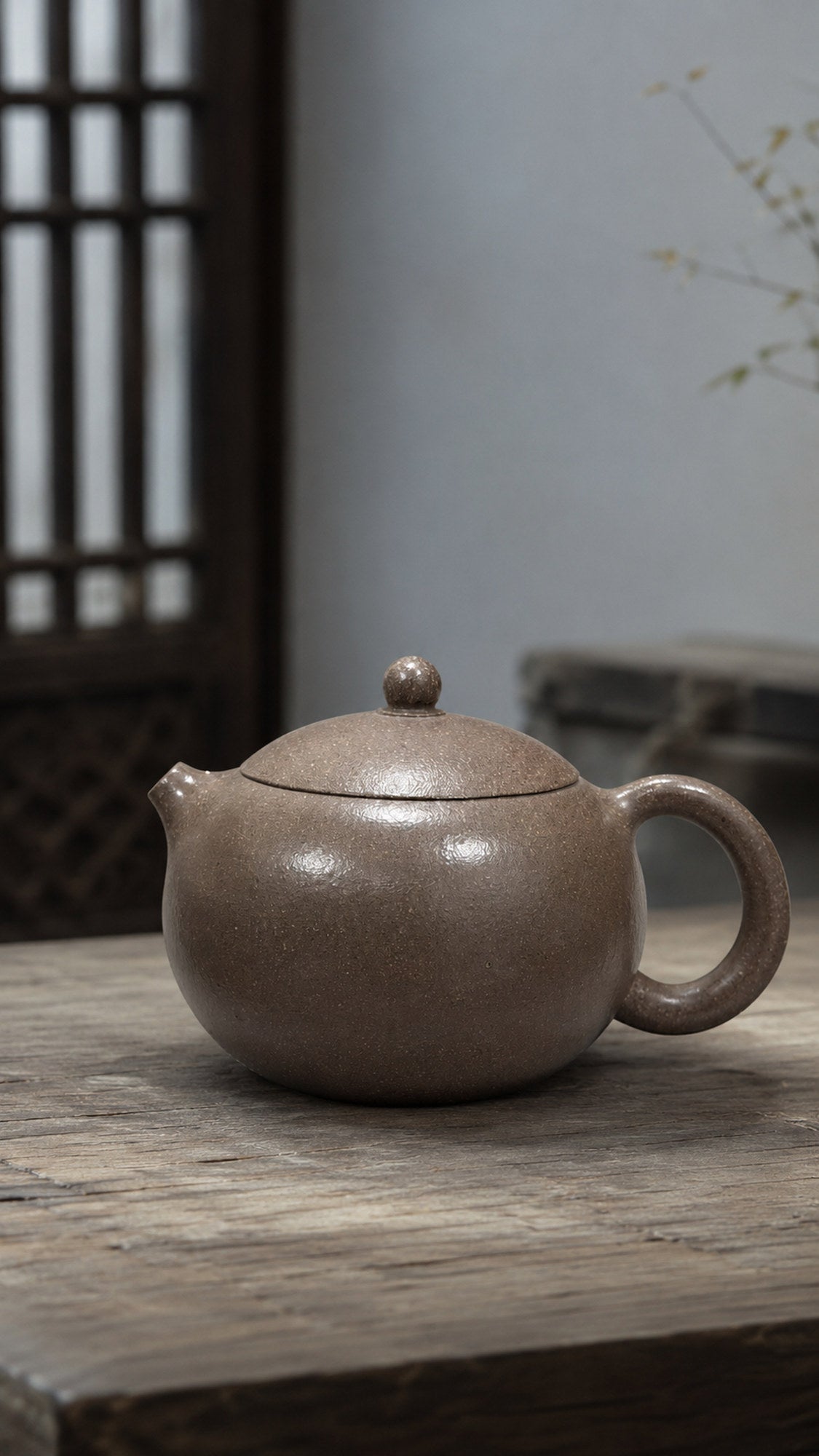 Handmade Xishi Yixing Zisha Teapot – Tianqingni Clay, 100ml