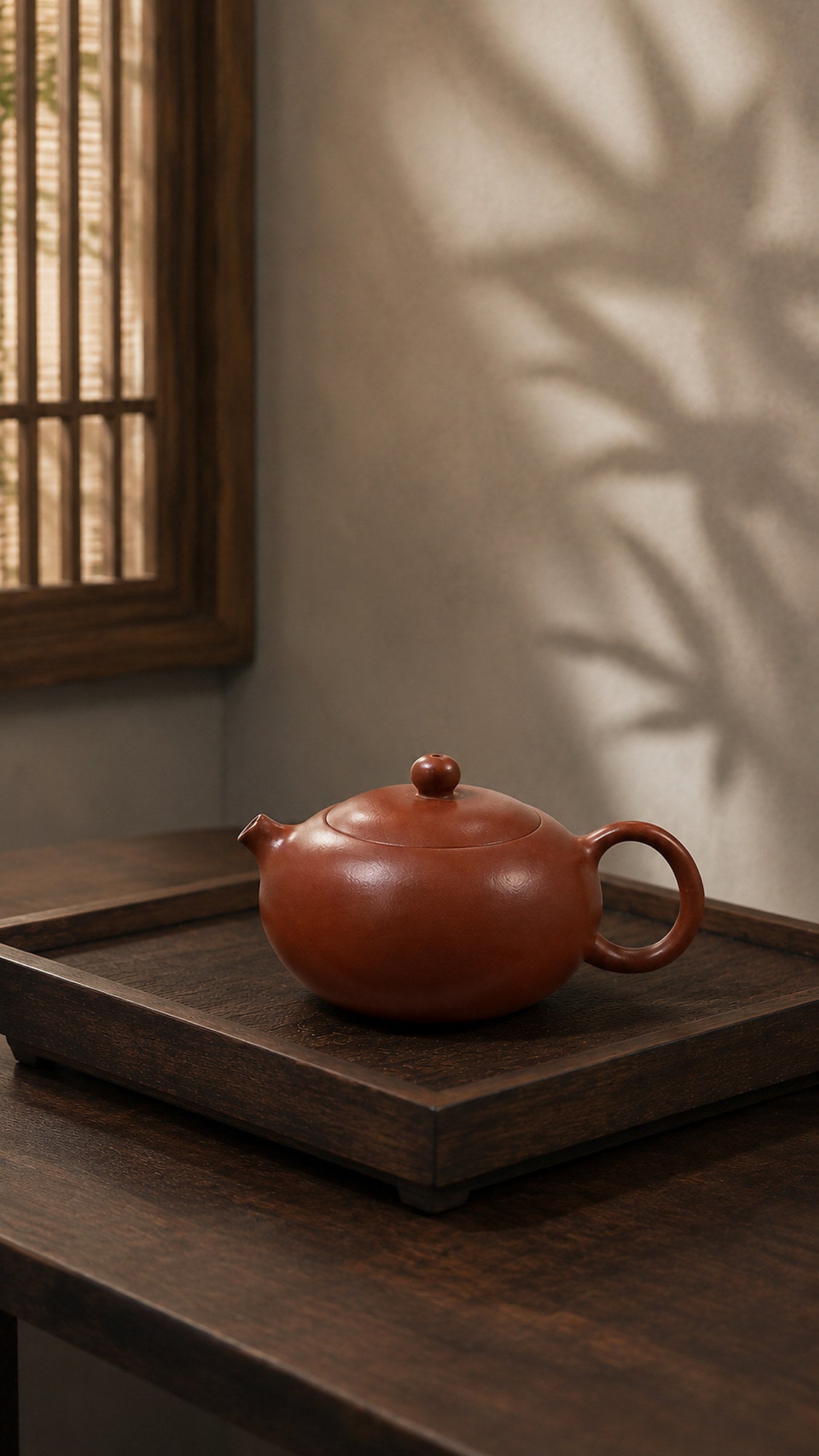 Xishi Yixing Zisha Teapot – Zhuni Clay, 40ml