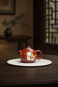 Handmade Xishi Yixing Zisha Teapot – Zhuni Clay, 180ml