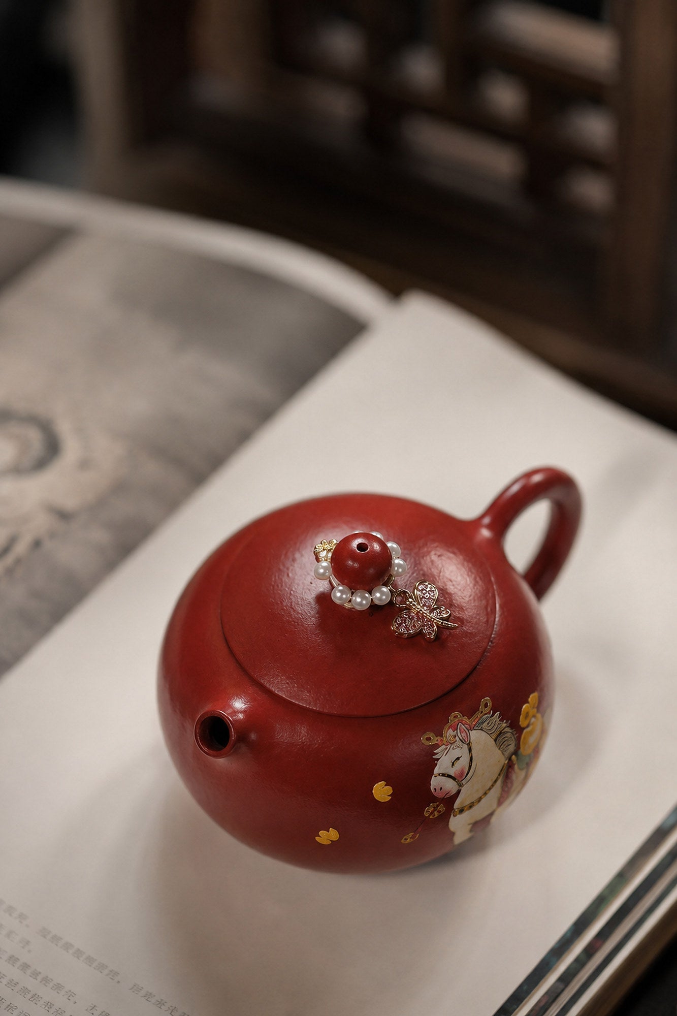Handmade Xishi Yixing Zisha Teapot – Zhuni Clay, 180ml