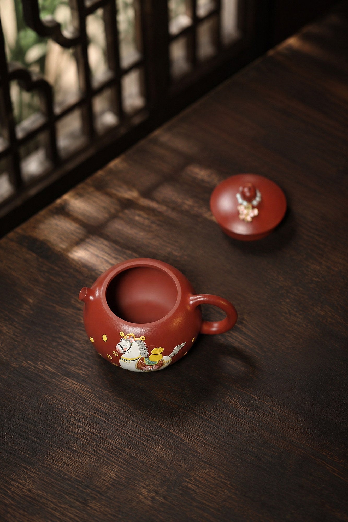 Handmade Xishi Yixing Zisha Teapot – Zhuni Clay, 180ml