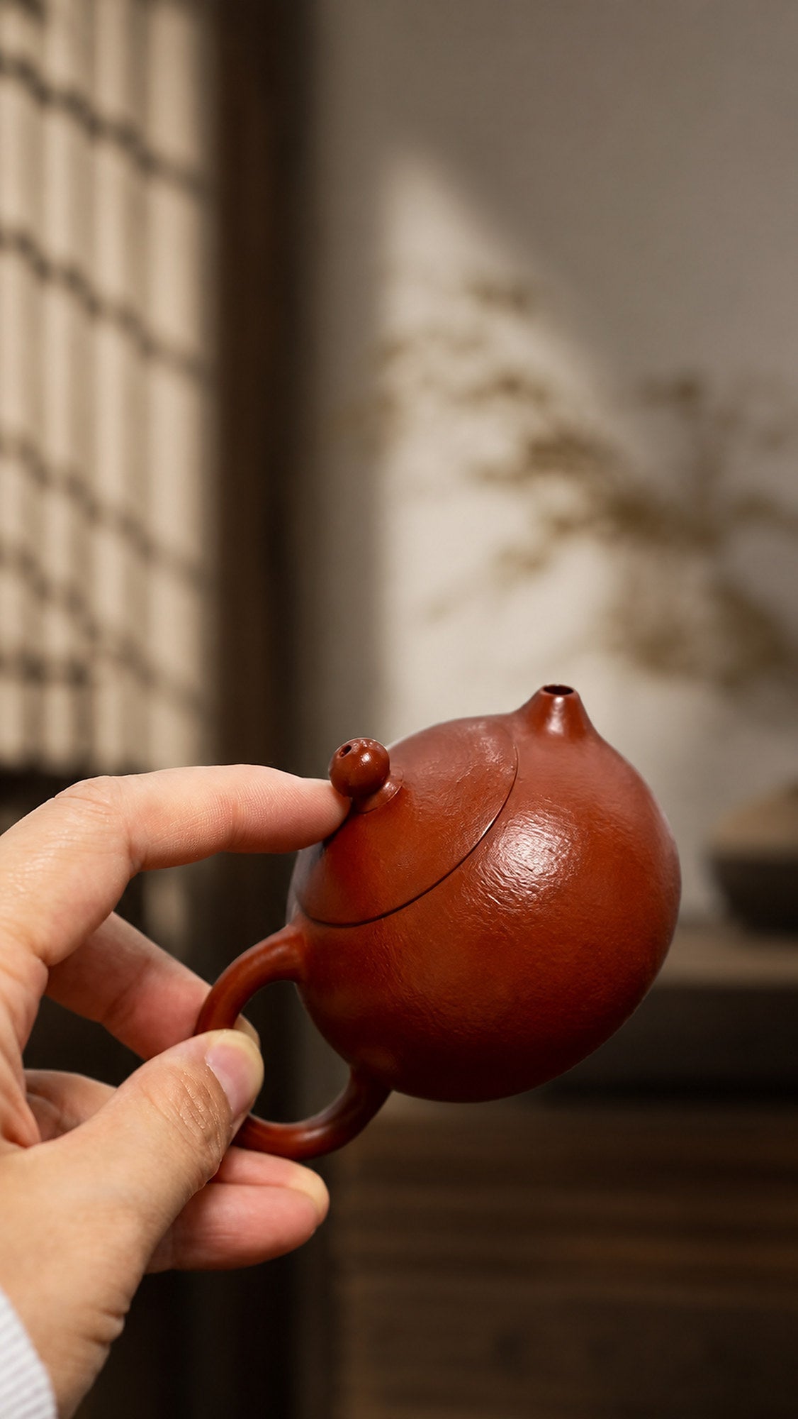 Handmade Xishi Yixing Zisha Teapot – Zhuni Clay, 100ml