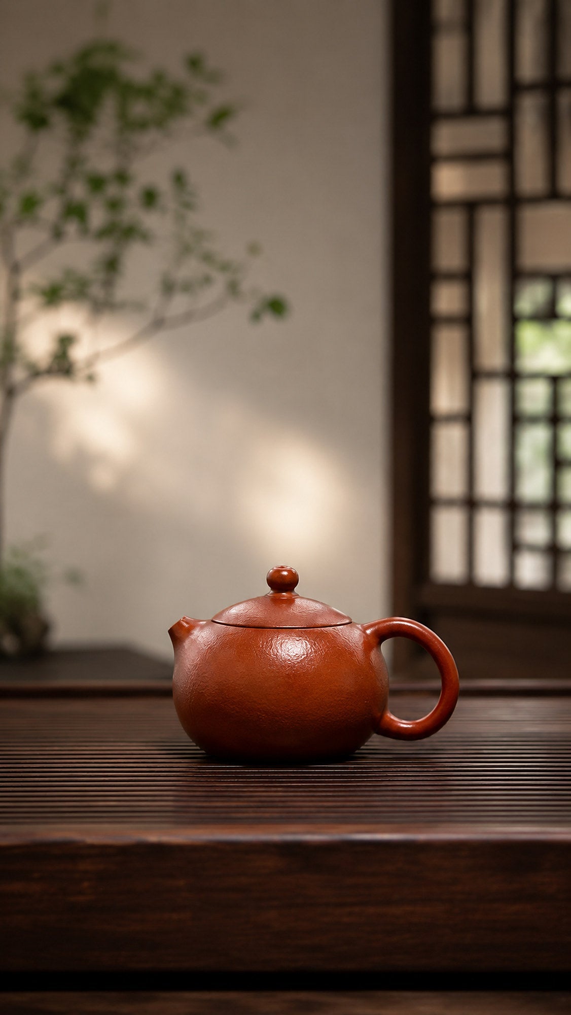 Handmade Xishi Yixing Zisha Teapot – Zhuni Clay, 100ml