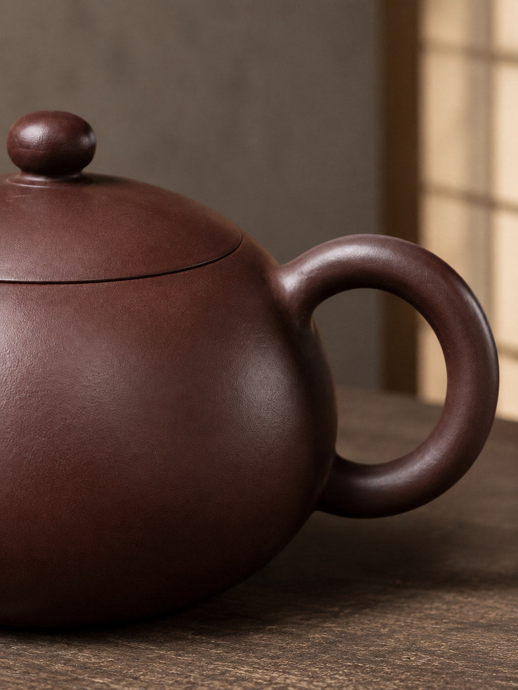 Handmade Xishi Yixing Zisha Teapot – Zipao Yusha Clay, 180ml