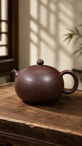 Xishi Yixing Zisha Teapot – Zipao Yusha Clay, 180ml
