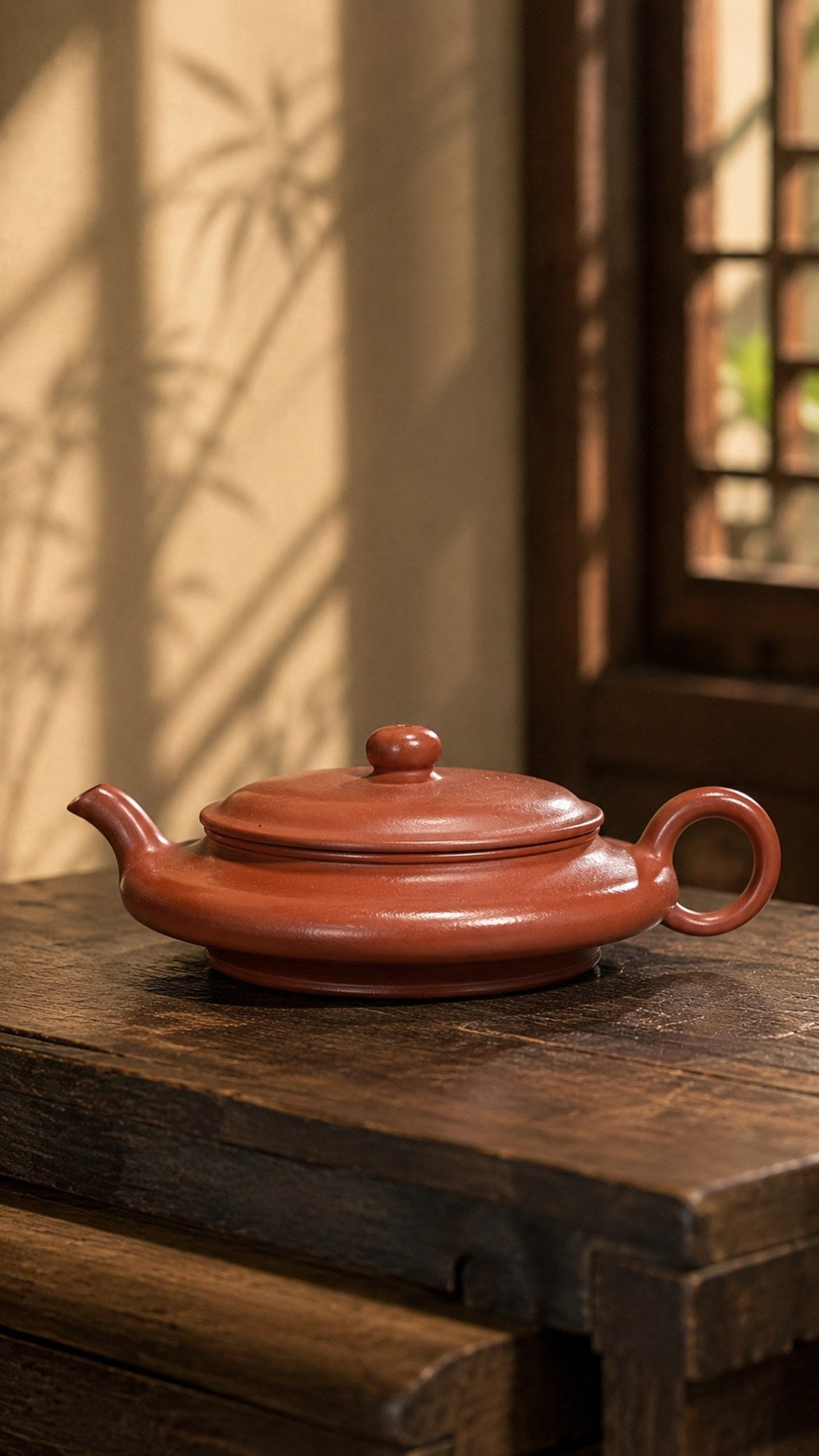 Handmade Chao Xu Bian Yixing Zisha Teapot – Dahongpao Clay, 60ml