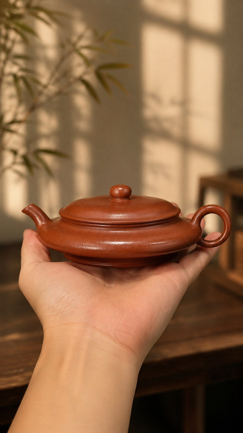 Handmade Chao Xu Bian Yixing Zisha Teapot – Dahongpao Clay, 60ml