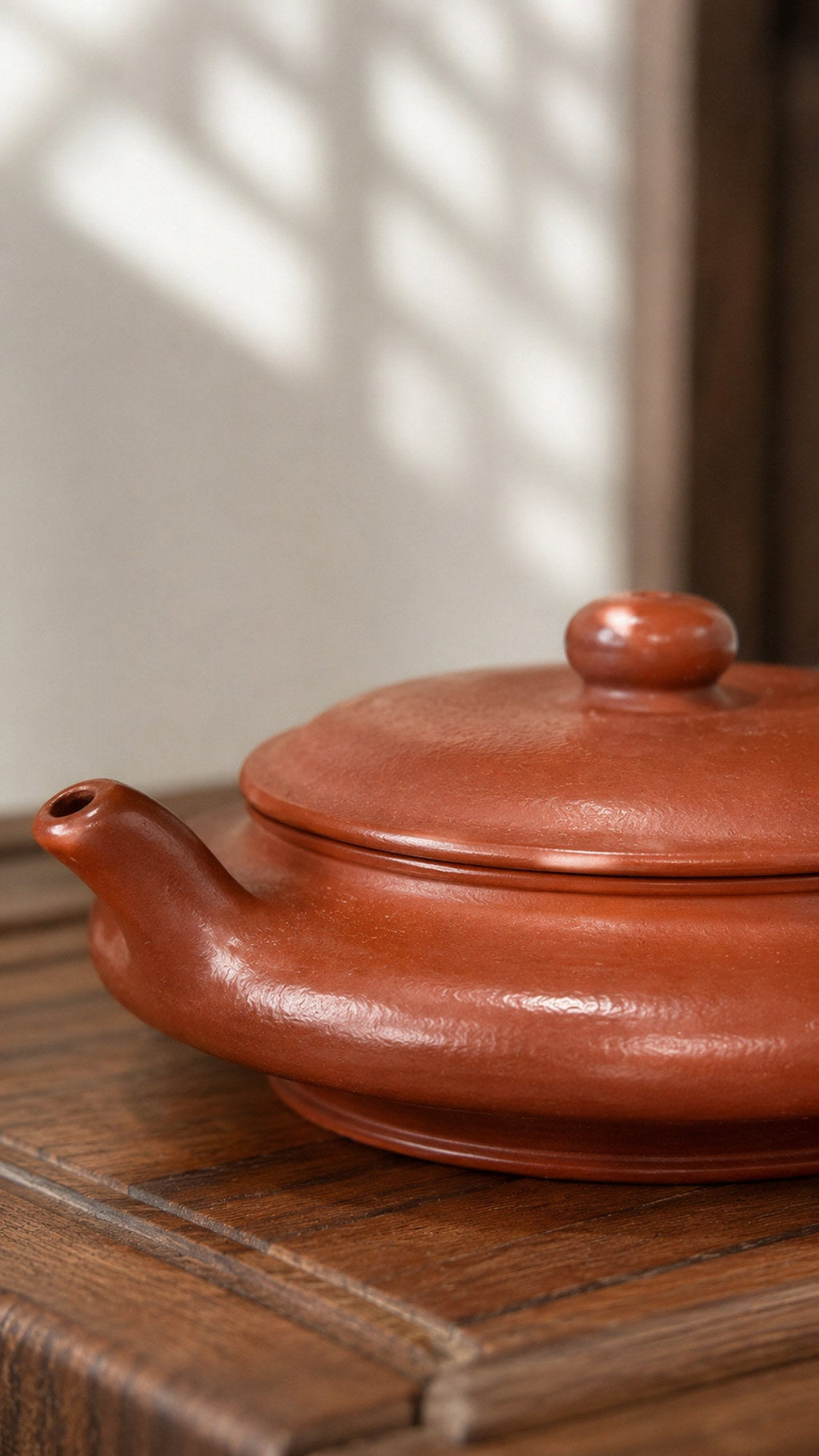 Handmade Chao Xu Bian Yixing Zisha Teapot – Dahongpao Clay, 60ml