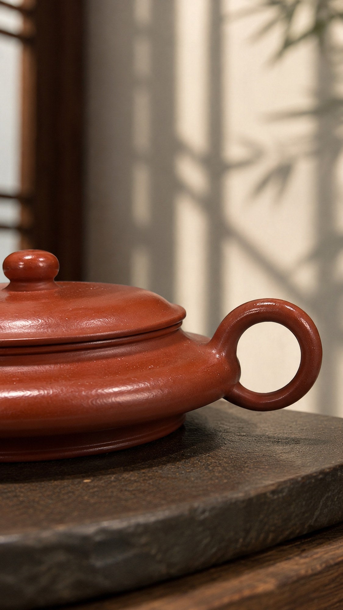 Handmade Chao Xu Bian Yixing Zisha Teapot – Dahongpao Clay, 60ml