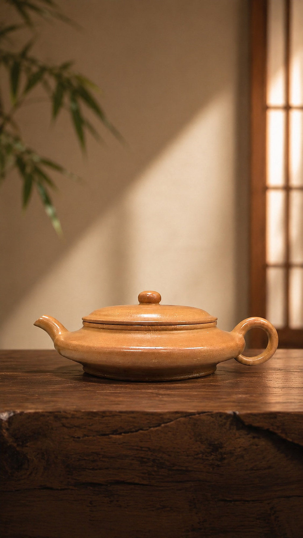 Chao Xu Bian Yixing Zisha Teapot – Golden Duanni Clay, 60ml