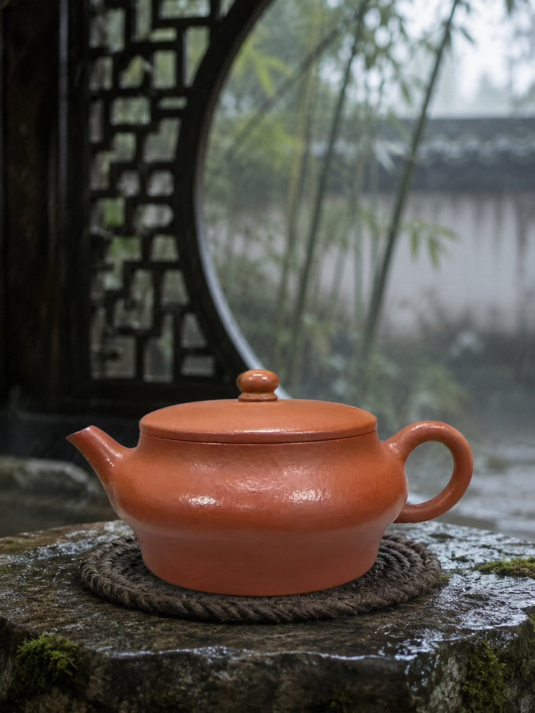 Handmade Xu Bian Yixing Zisha Teapot – Jiangponi Clay, 150ml