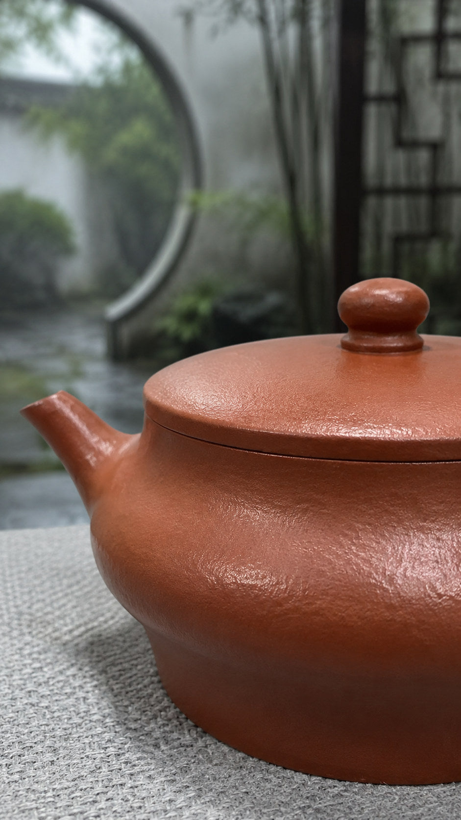Handmade Xu Bian Yixing Zisha Teapot – Jiangponi Clay, 150ml
