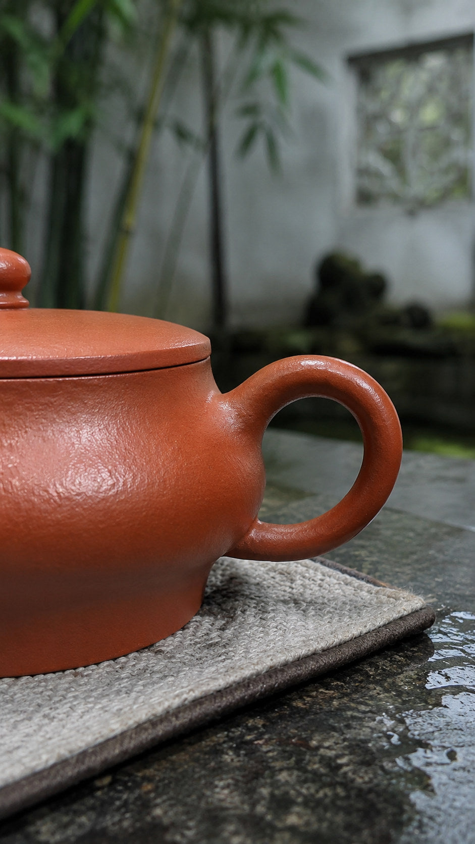 Handmade Xu Bian Yixing Zisha Teapot – Jiangponi Clay, 150ml
