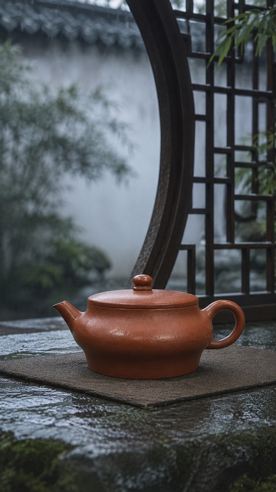 Handmade Xu Bian Yixing Zisha Teapot – Jiangponi Clay, 150ml
