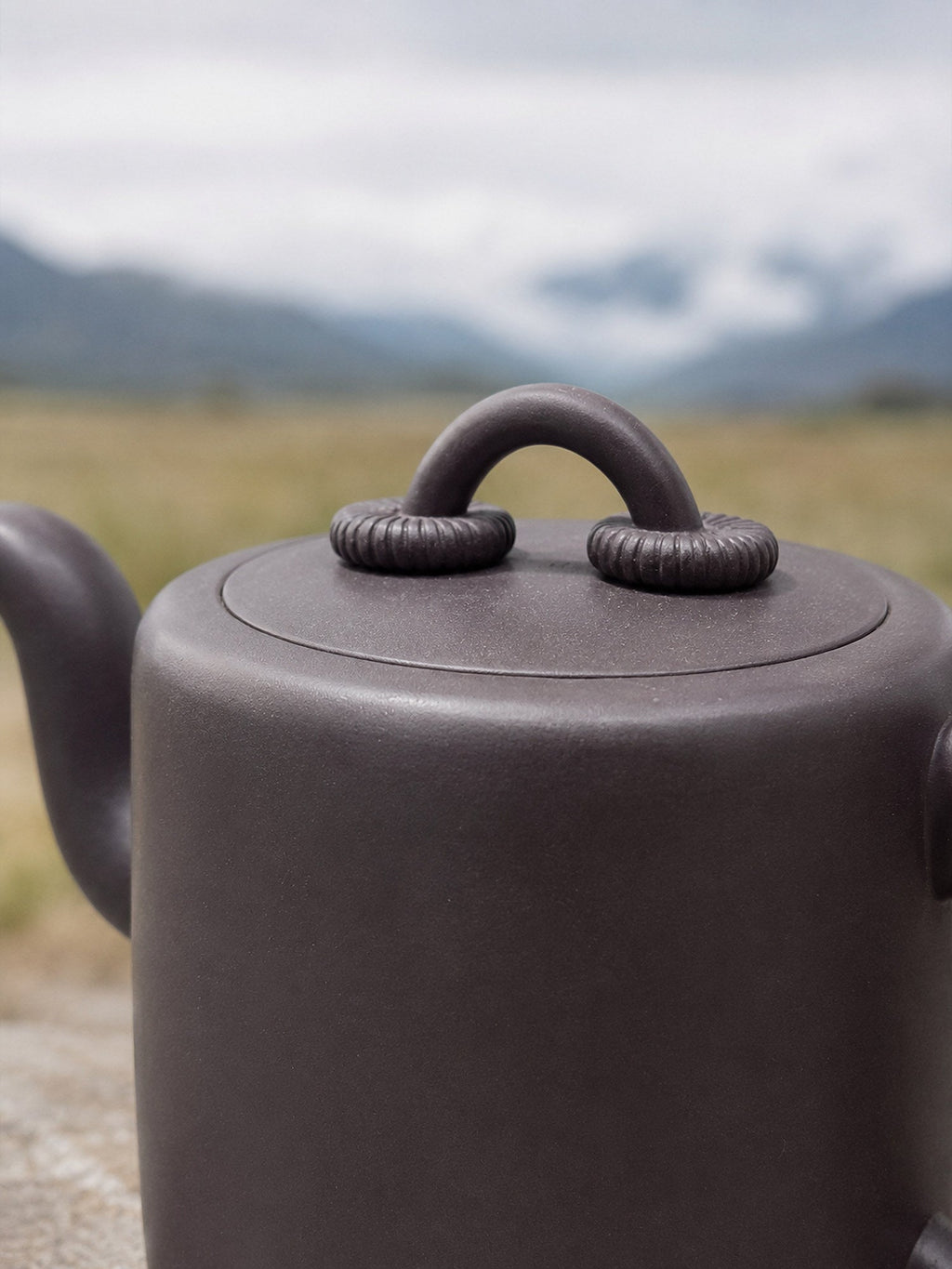 Handmade Shuang Quan Yang Tong Yixing Zisha Teapot – Hei Duntou Clay, 330ml